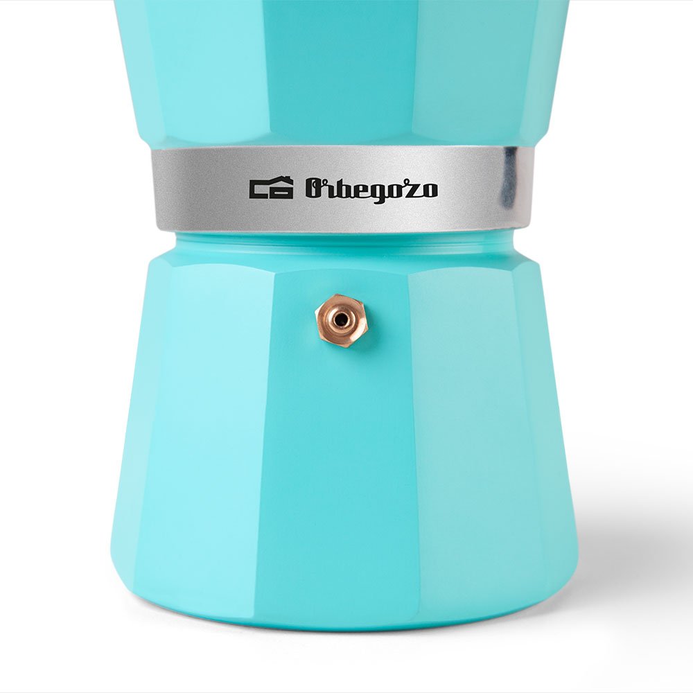 Orbegozo Kfv 1245 Cafetera De Aluminio - Prepara 12 Tazas De Cafe En Minutos - Compatible Con Diferentes Tipos De