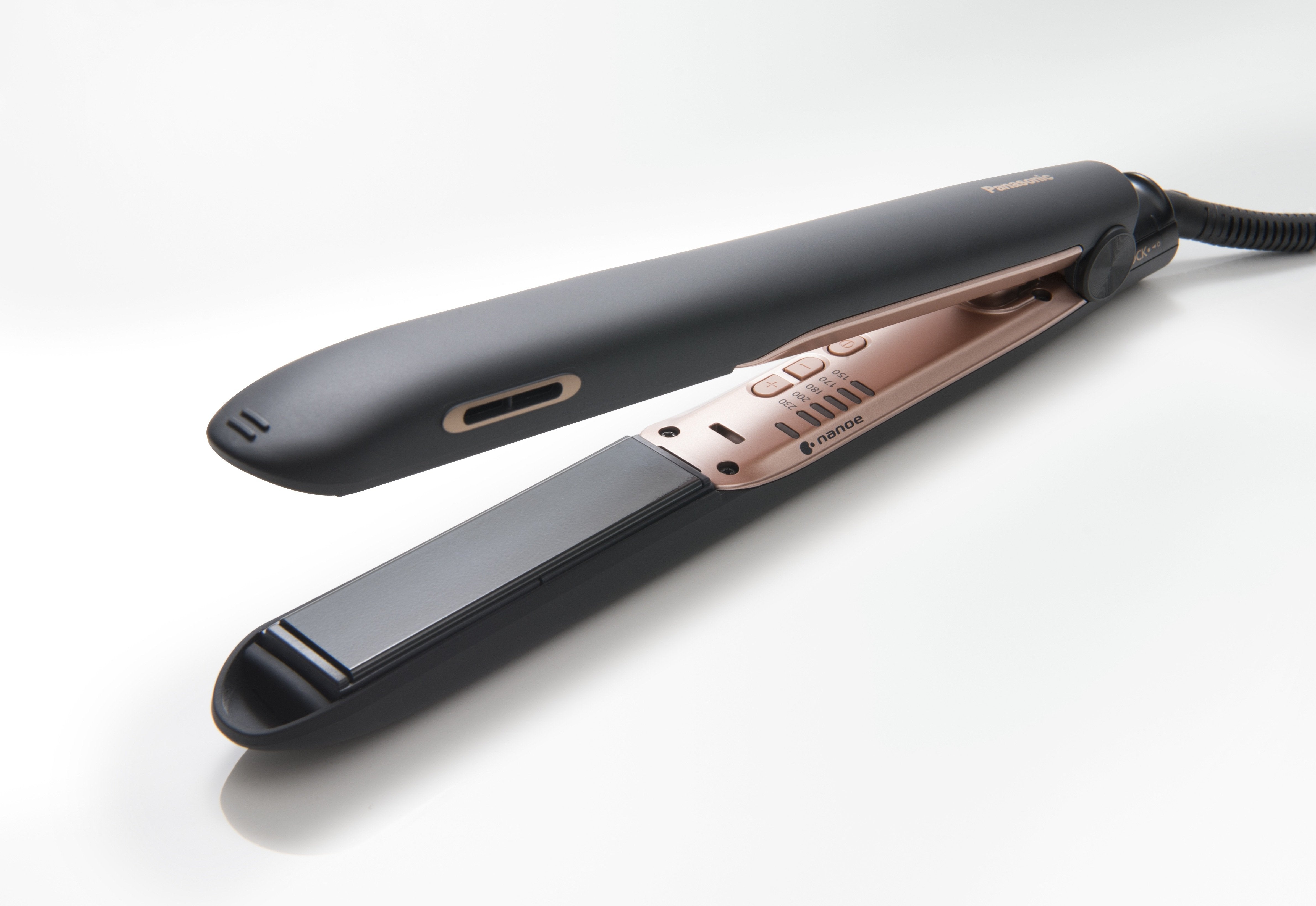 Plancha Para El Pelo  Panasonic Eh-Phs9k Glätteisen Negro