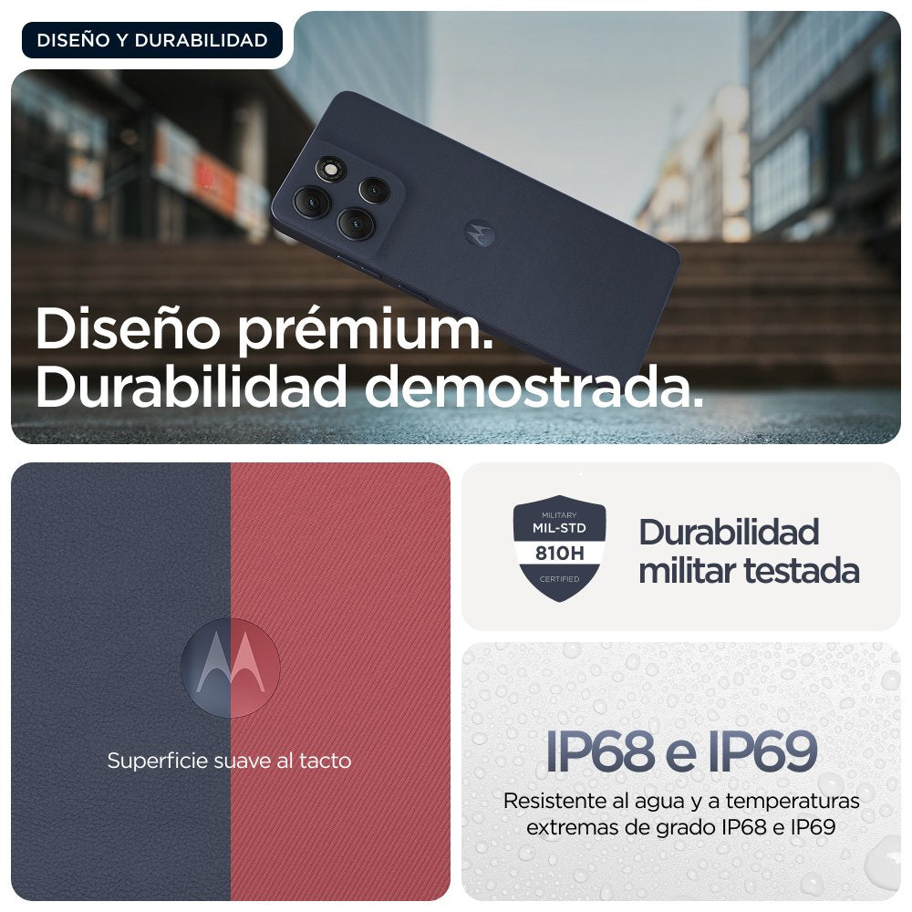 EAN 840493600093 - Motorola moto g86 power 5G 16,9 cm (6.67") SIM doble Android 15 USB Tipo C 12 GB 256 GB 6720 mAh Azul imagen 17