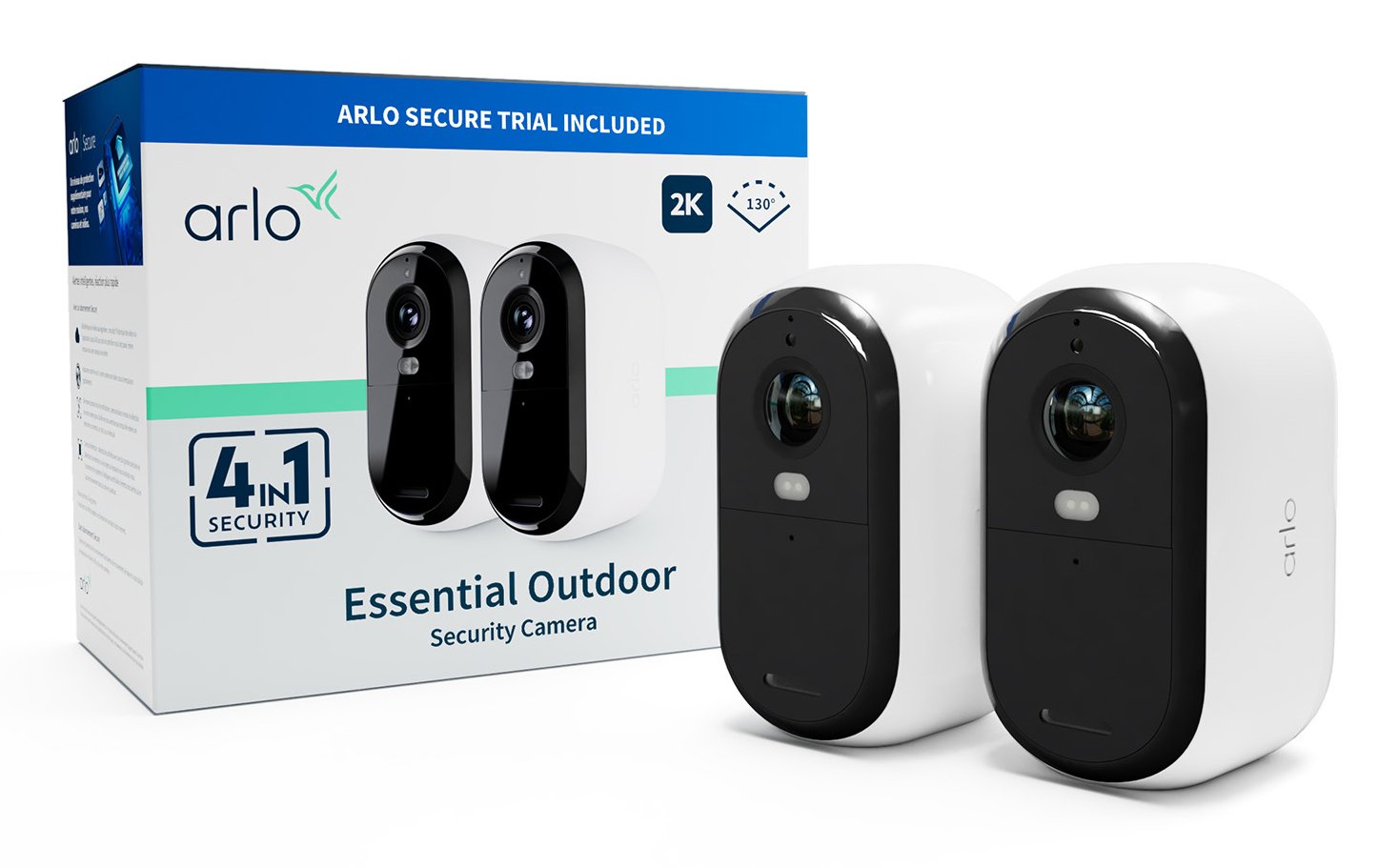 EAN 0193108145503 - Arlo Essential 2K Cámara de seguridad IP Interior y exterior 2560 x 1440 Pixeles Techo/pared imagen 1