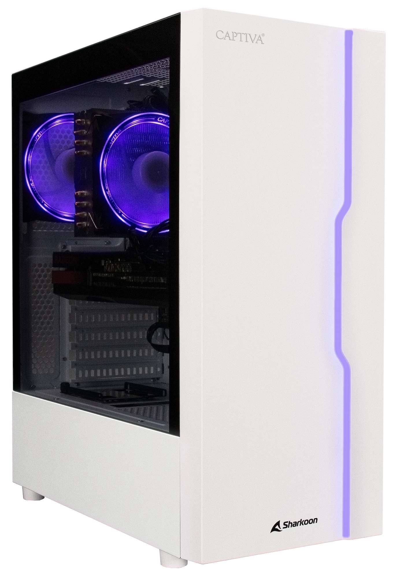 Captiva Advanced Gaming R86-339 Amd Ryzen 5 5600 32 Gb Ddr4-Sdram 1 Tb Ssd Nvidia Geforce Rtx 4060 Windows 11 Home Escritorio Pc Blanco