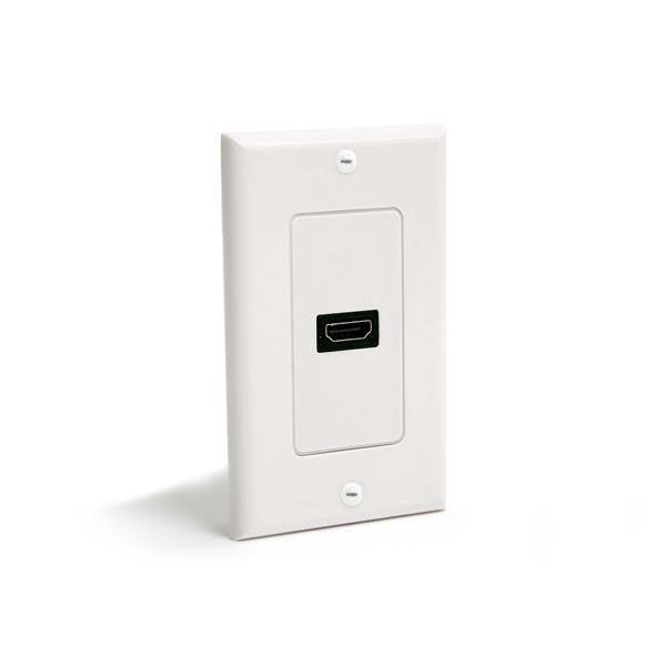 Single Outlet Female Hdmi Wall Plate White