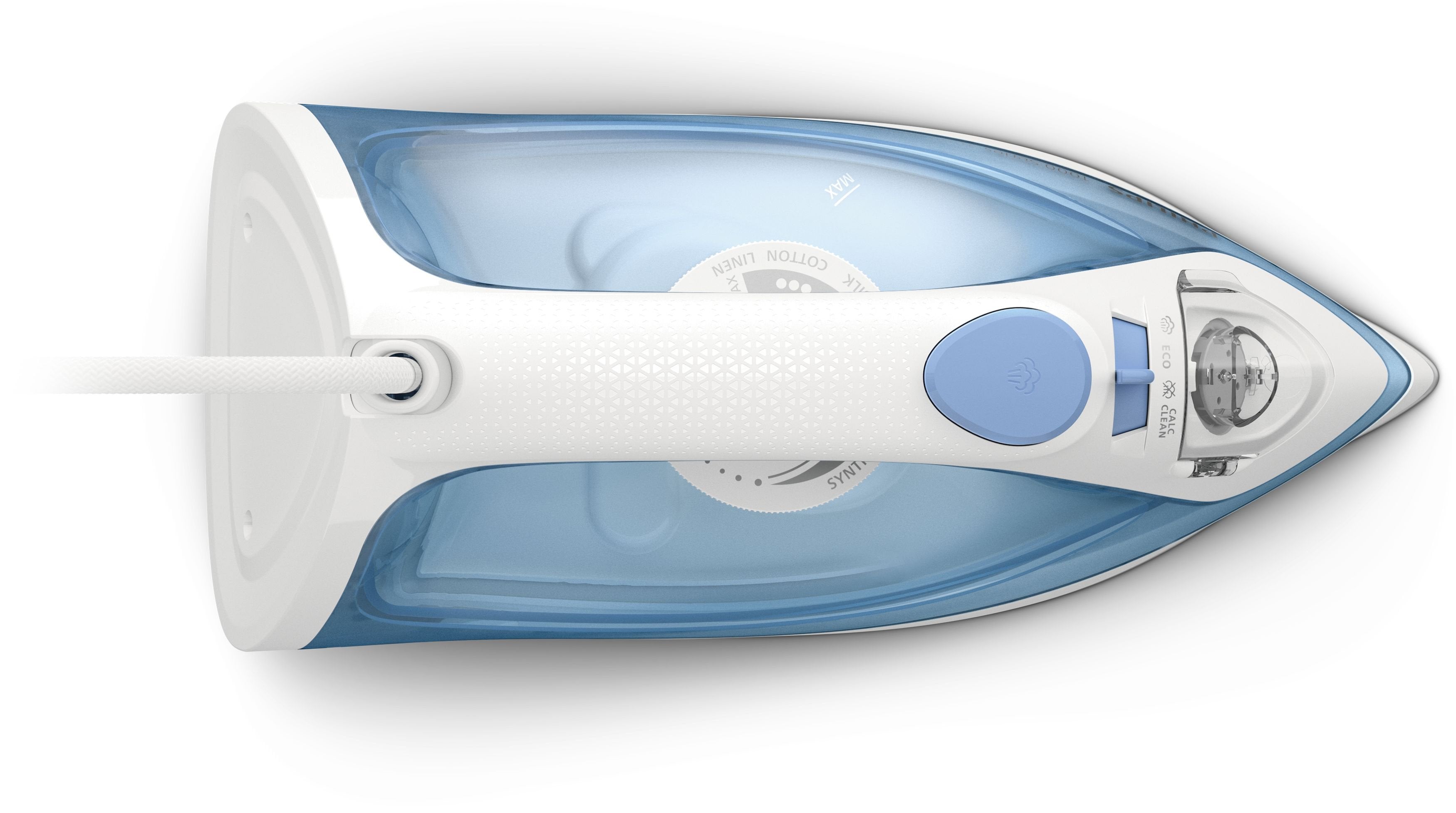 EAN 8720389020889 - Philips 1000 series DST1030/20 plancha Plancha a vapor Suela antiadherente 2000 W Azul, Blanco imagen 3