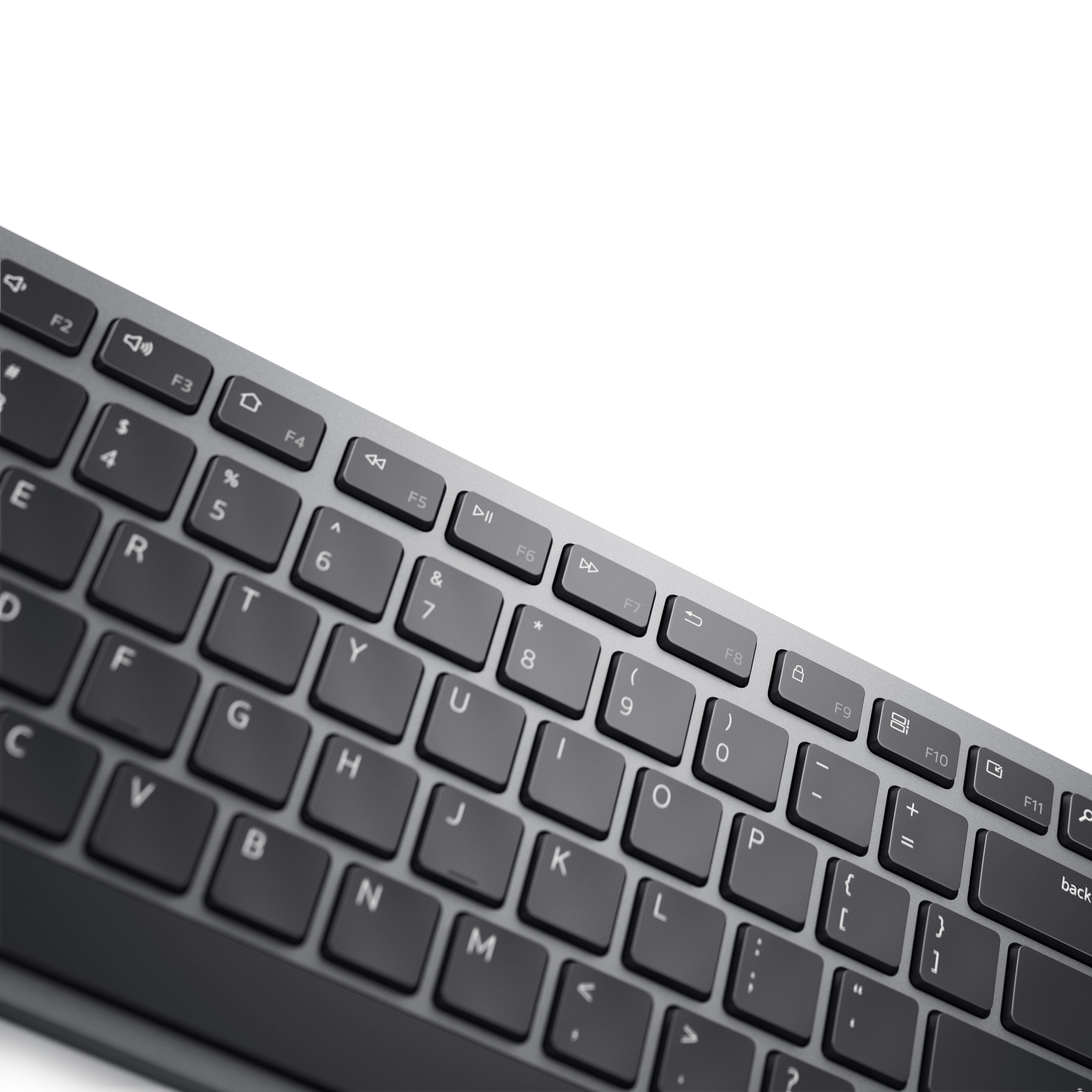 Kit Teclado (Ingles) Multimedia + Raton Inalámbrico Dell Km7321w Internacional De Ee. Uu. (Qwerty), Negro