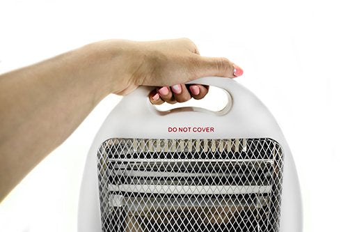 Calefactor Eléctrico Mesko Home Ms 7710 Interior Blanco 800 W  De Cuarzo
