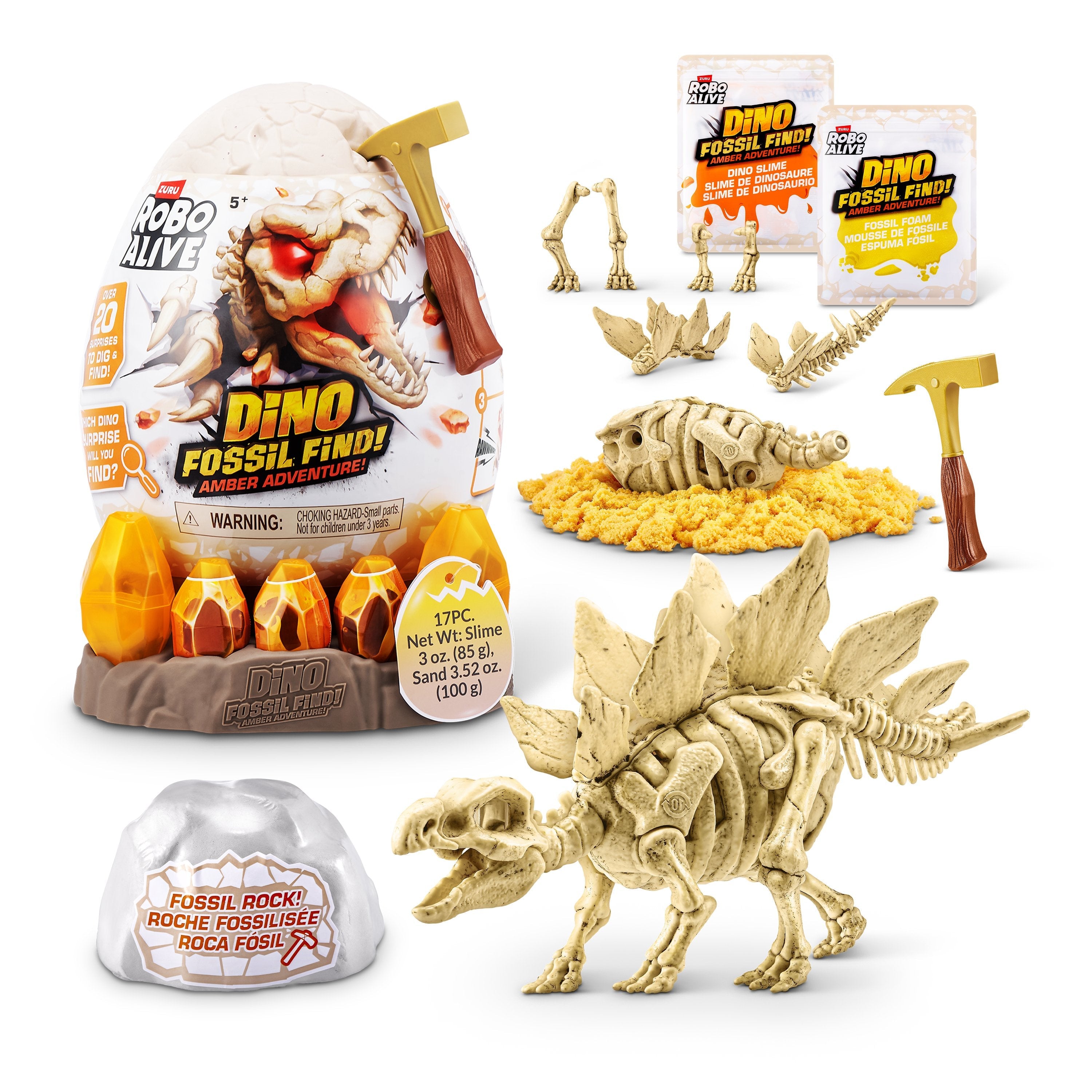 Zuru Robo Alive - Fossil Find Amber Adventure 71153