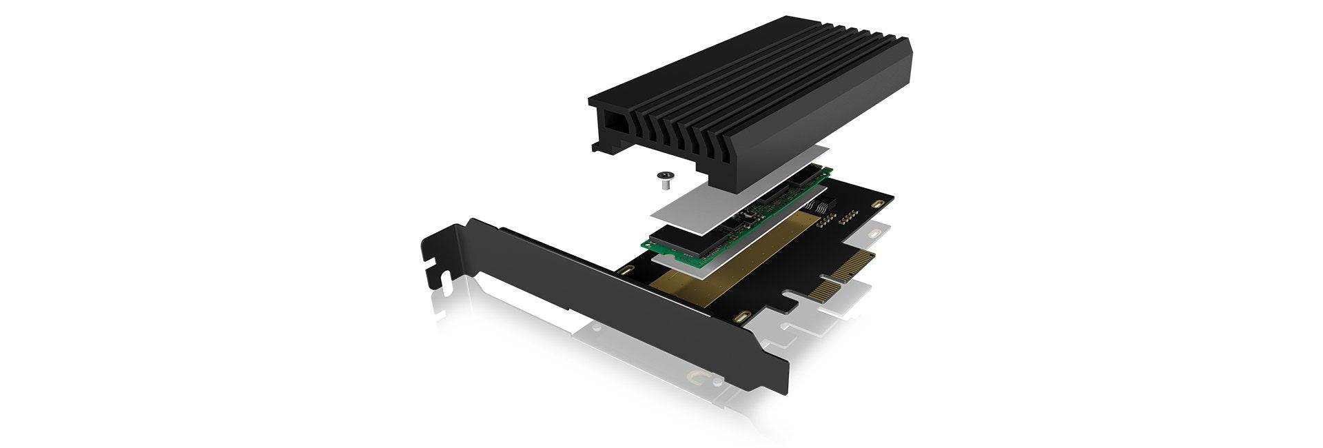 Icy Box Ib-Pci214m2-Hsl Tarjeta Y Adaptador De Interfaz M.2 Interno