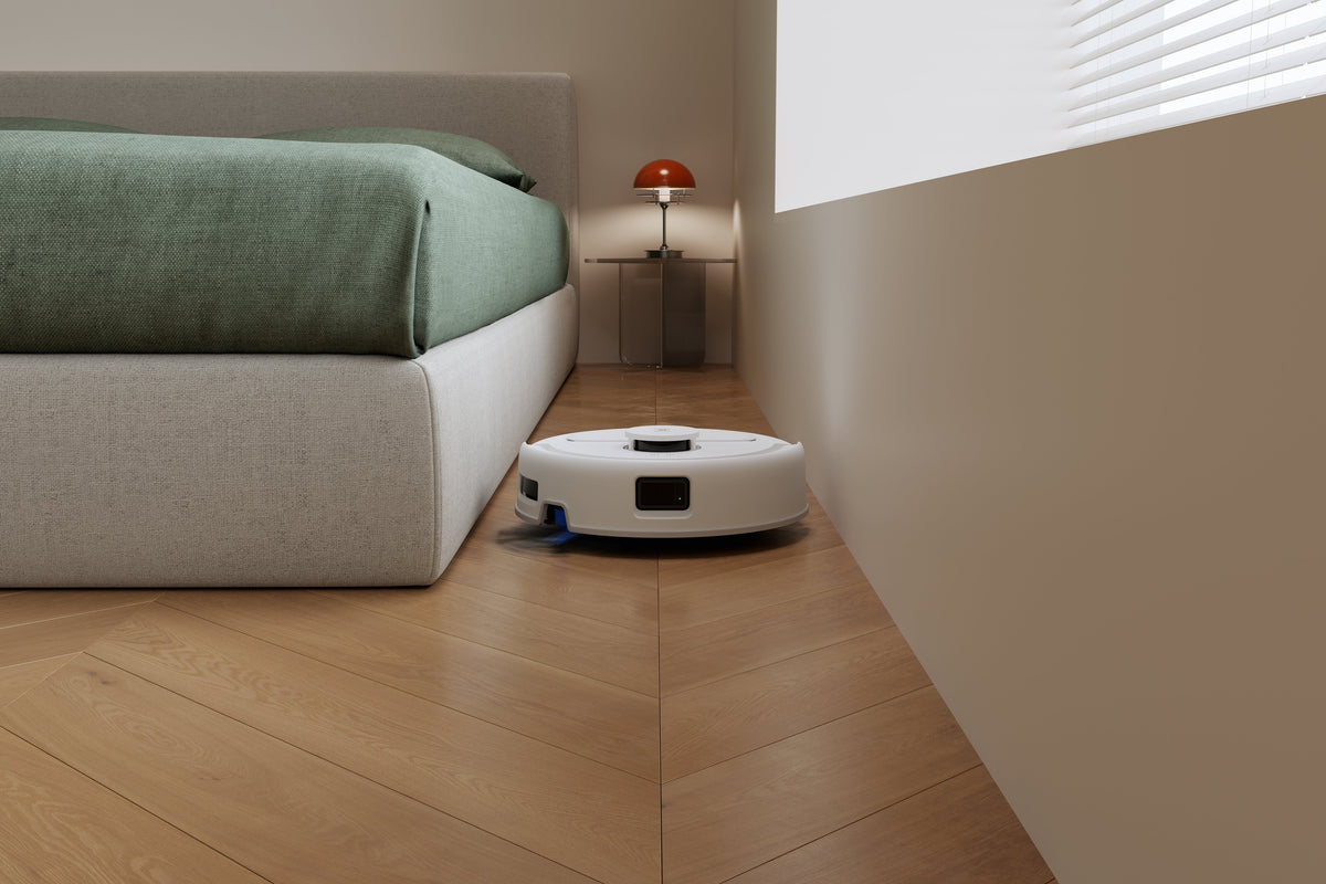 Ecovacs Deebot Mini 2 Vacuum Cleaner,Robot,Wet&Dry,Compact Design,White+Auto-Empty Station