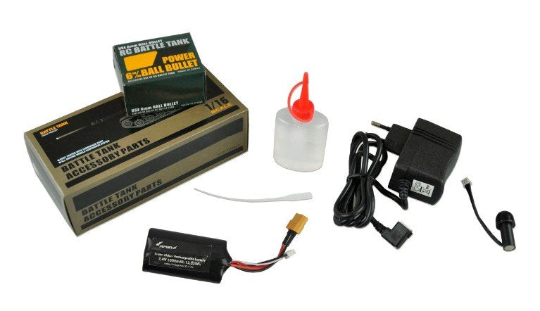 Amewi 23105 Modelo Controlado Por Radio Tanque Motor Eléctrico 1:16