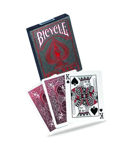 EAN 73854024409 - Bicycle METALLUXE CRIMSON RIDER BACK juego de cartas imagen 3