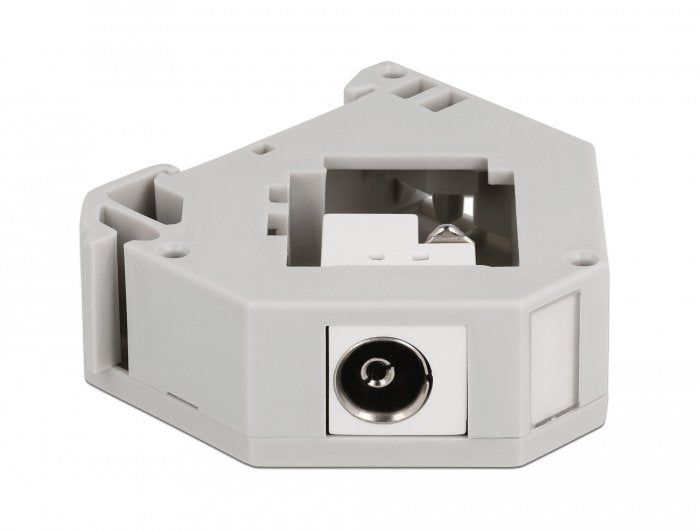 Delock Adaptador De Carril Din Con Keystone Iec Hembra A Bloque De Terminales