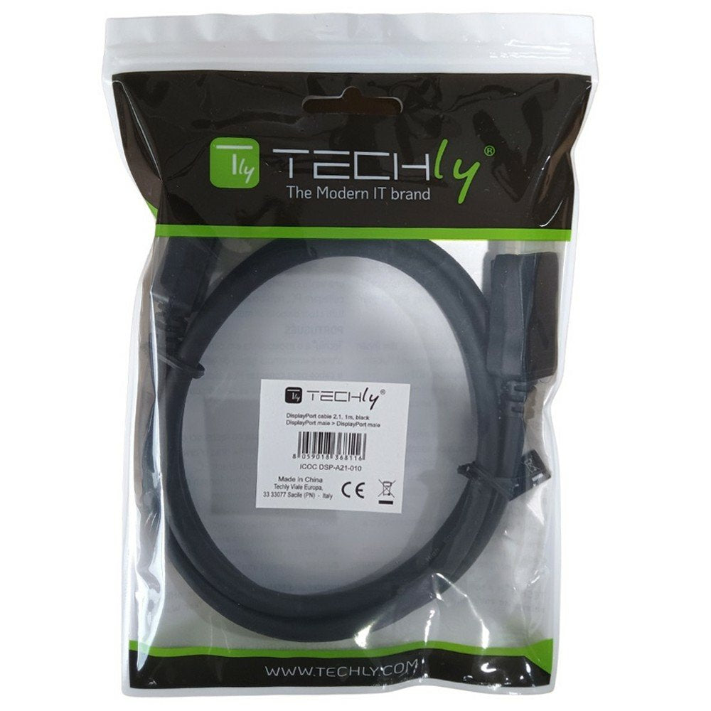 EAN 8059018368123 - Techly ICOC-DSP-A21-020 2 m DisplayPort Negro imagen 5