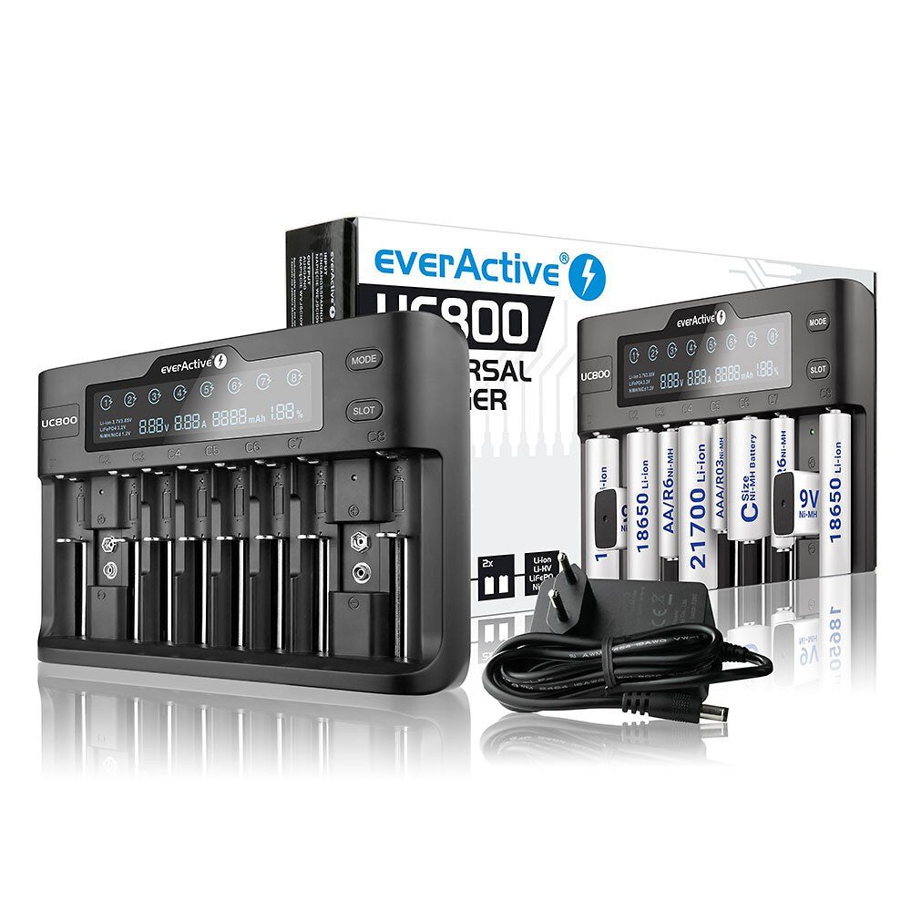 EAN 5903205772169 - Everactive UC-800 cargador de batería Universal Corriente alterna imagen 7