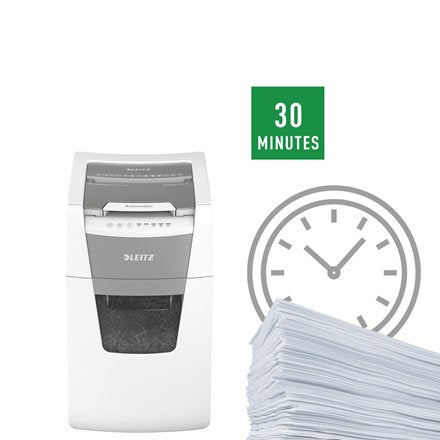 EAN 4002432124107 - Leitz 80130000 triturador de papel Corte cruzado 22 cm Gris, Blanco imagen 10