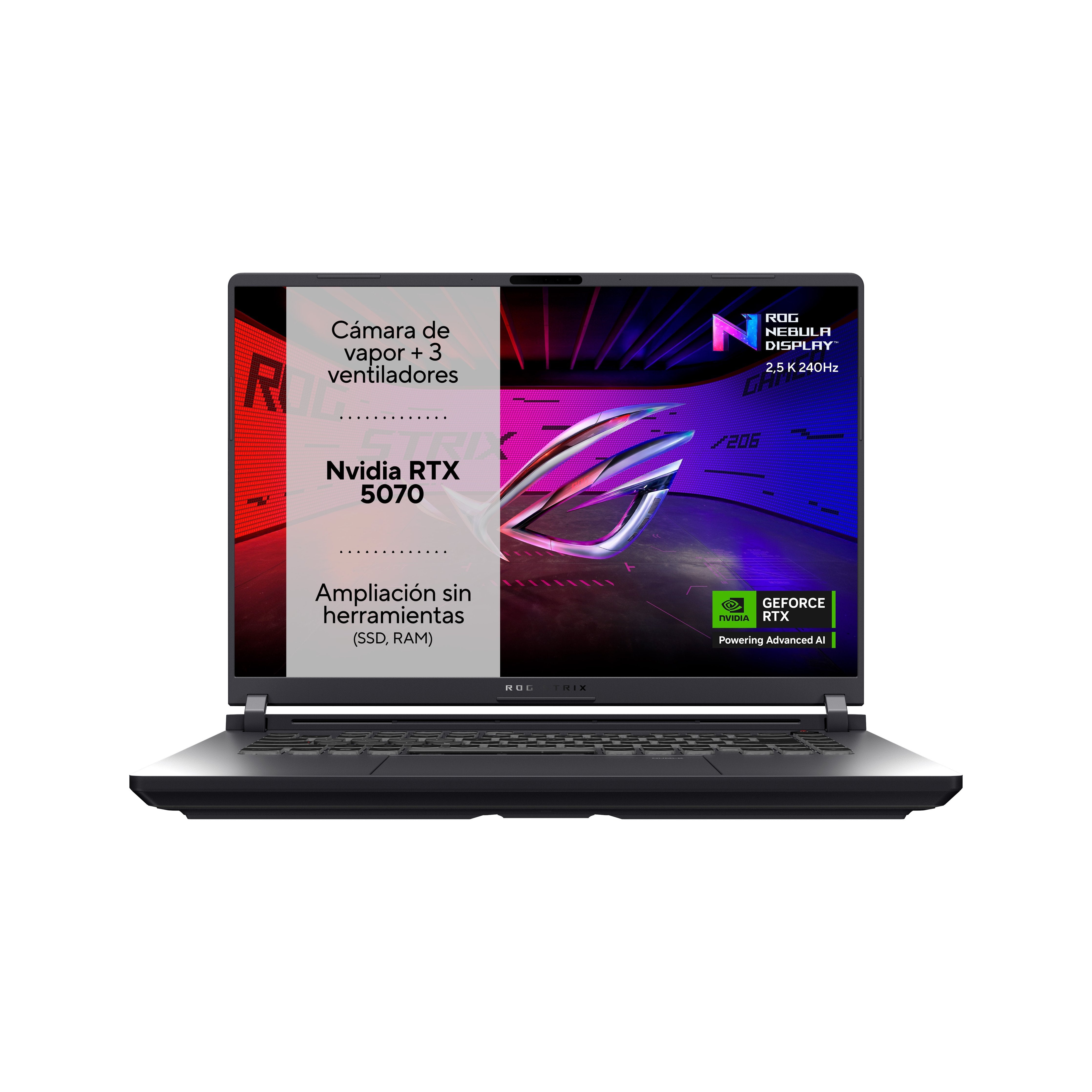 Portátil Asus Rog Strix G615jpr-S5003 I7-14650hx 32gb 1tb Rtx5070 16"Wqxga Fdos