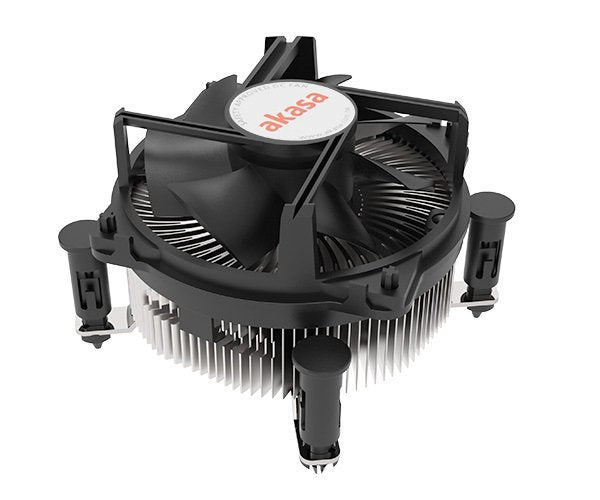 Akasa Ak-Cc6606bp01 Sistema De Refrigeración Para Ordenador Procesador Disipador Térmico/Radiador 9 Cm Aluminio, Negro 1 Pieza(S)