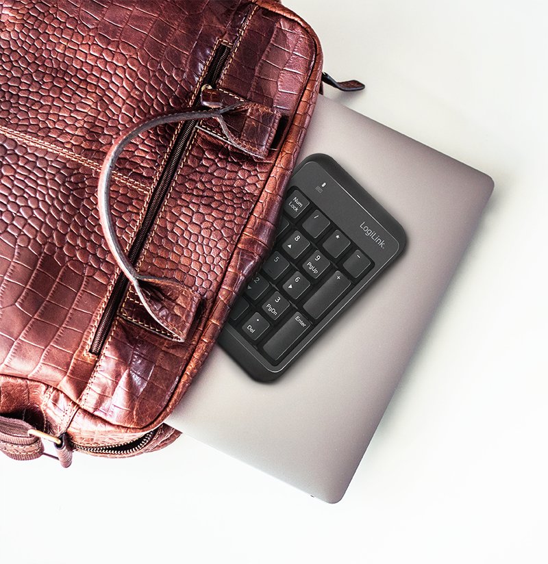 Logilink Id0201 Teclado Numérico Portátil Bluetooth Negro