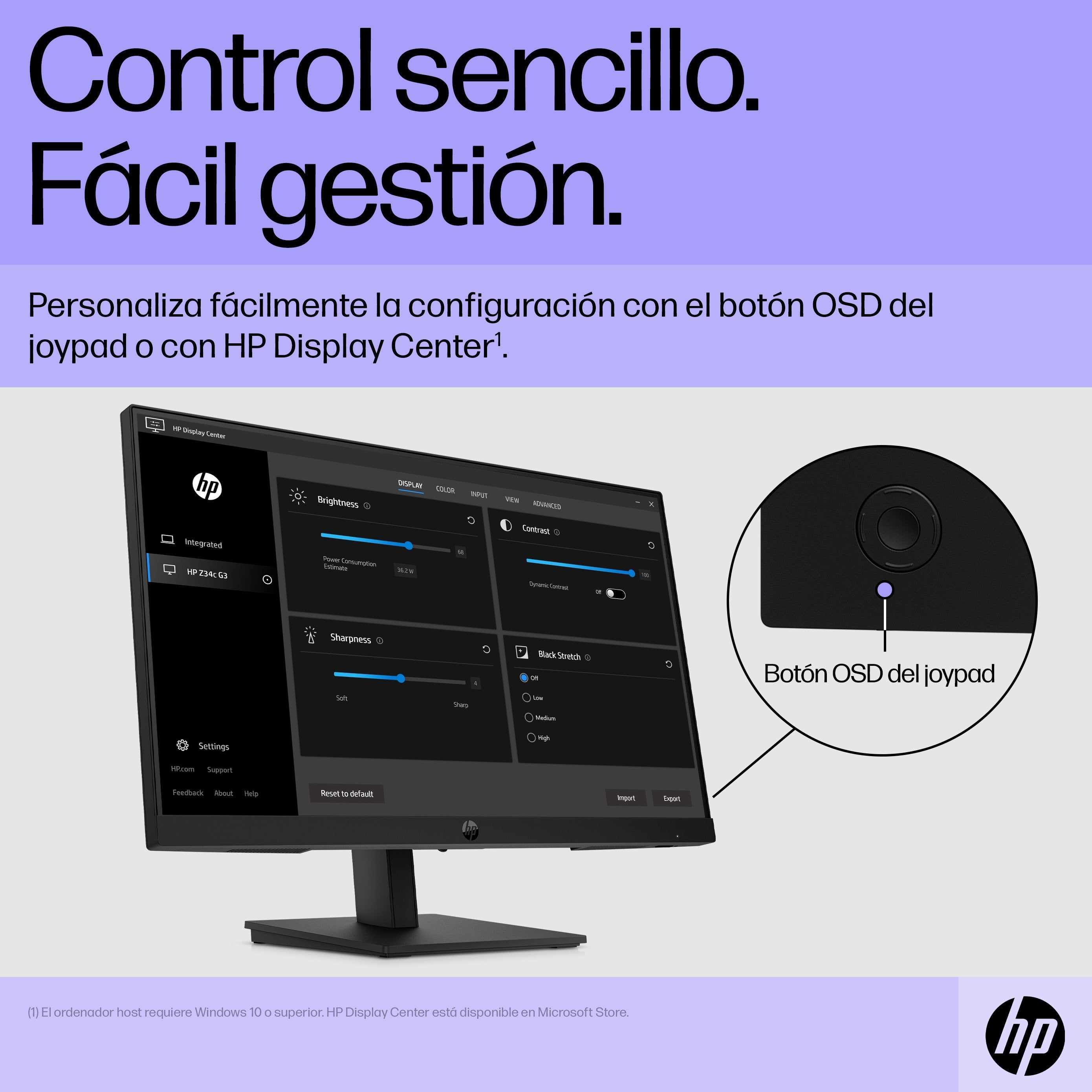 EAN 0196548131686 - HP P22h G5 FHD Monitor pantalla para PC 54,6 cm (21.5") 1920 x 1080 Pixeles Full HD LCD Negro imagen 15