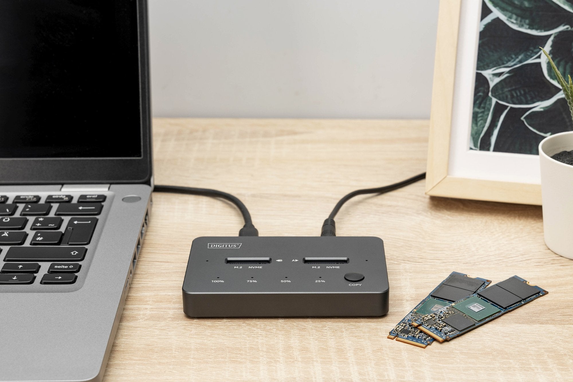 EAN 4016032501381 - Digitus DA-71545-1 base de conexión para disco duro USB 3.2 Gen 1 (3.1 Gen 1) Type-C Negro imagen 3
