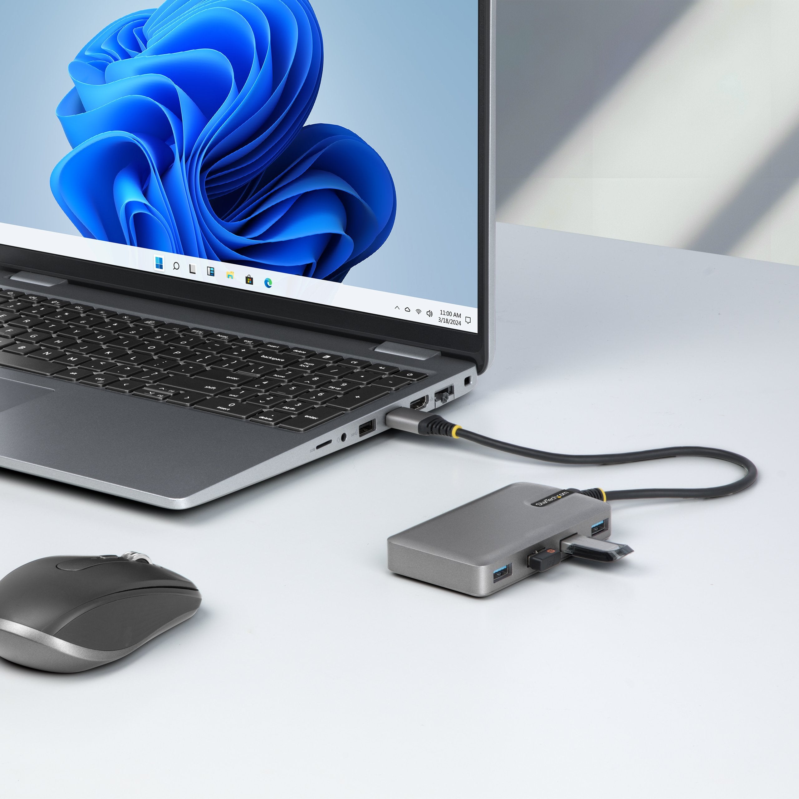 EAN 0065030893220 - StarTech.com 5G4AB-USB-A-HUB hub de interfaz USB 3.2 Gen 1 (3.1 Gen 1) Type-A 5000 Mbit/s Gris imagen 9