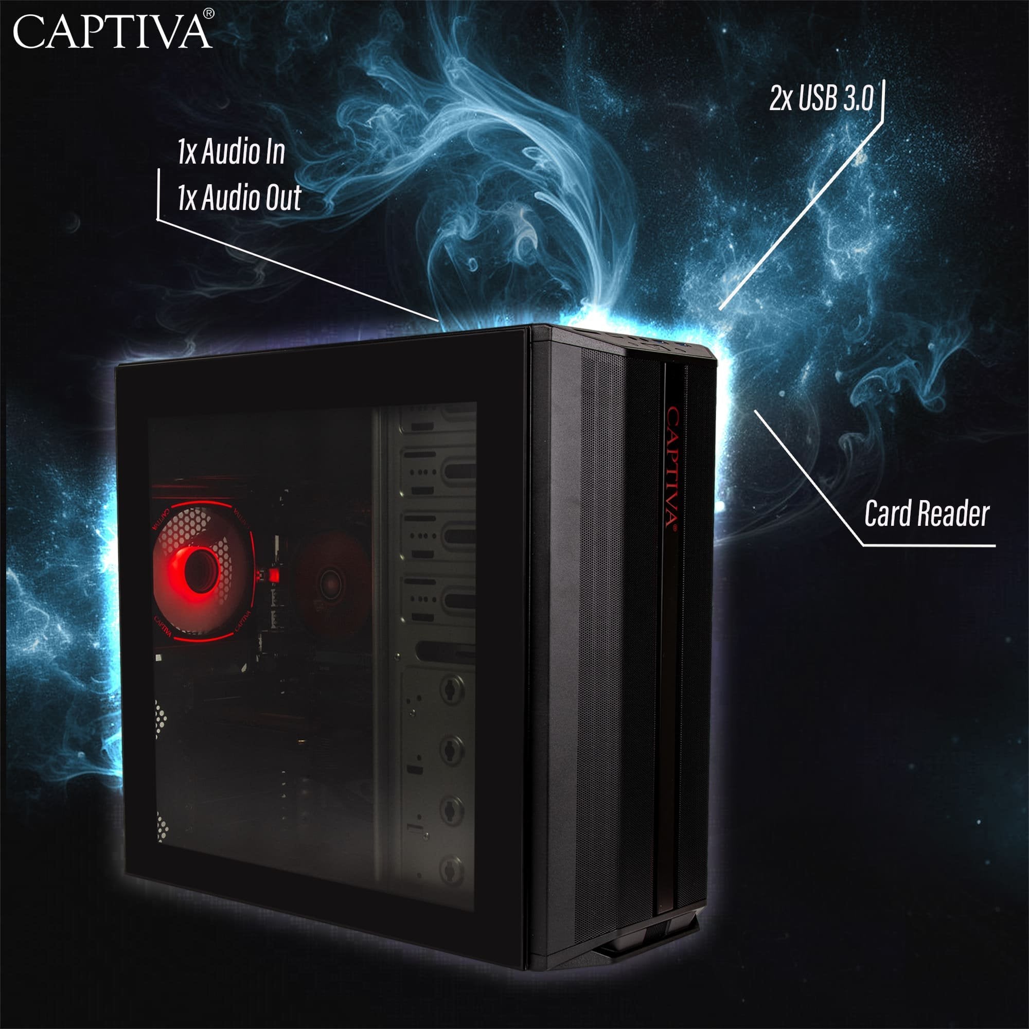 EAN 4046373927076 - CAPTIVA 92707 PCs/estación de trabajo AMD Ryzen™ 5 5500 16 GB DDR4-SDRAM 500 GB SSD NVIDIA GeForce RTX 50 imagen 6
