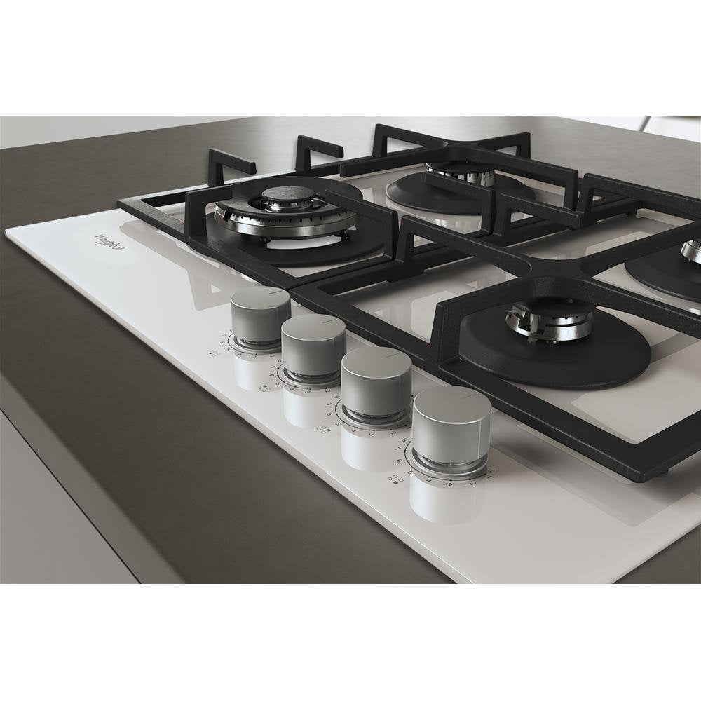 EAN 8003437605222 - Whirlpool AKTL629/WH Blanco Integrado 59 cm Encimera de gas 4 zona(s) imagen 8