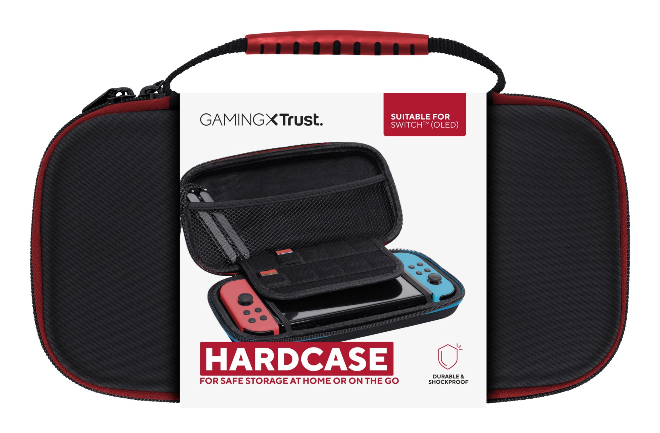 Estuche Rigido Para Nintendo Switch Trust Gxt1248 Color Negro 25415