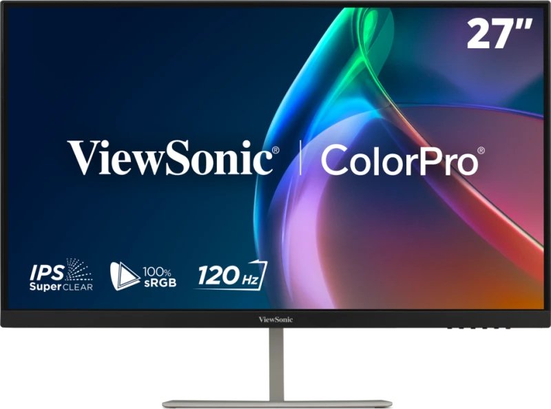 Monitor Pantone 27"  120hz 2k Qhd Validado 100  Srgb Y Calibrado De F Brica Con Usb-C De 90w. Blanco