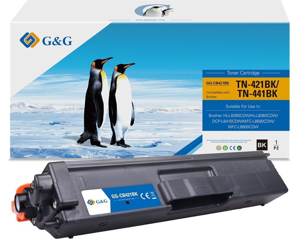 G&G Toner Compatible Con Brother Tn-421bk