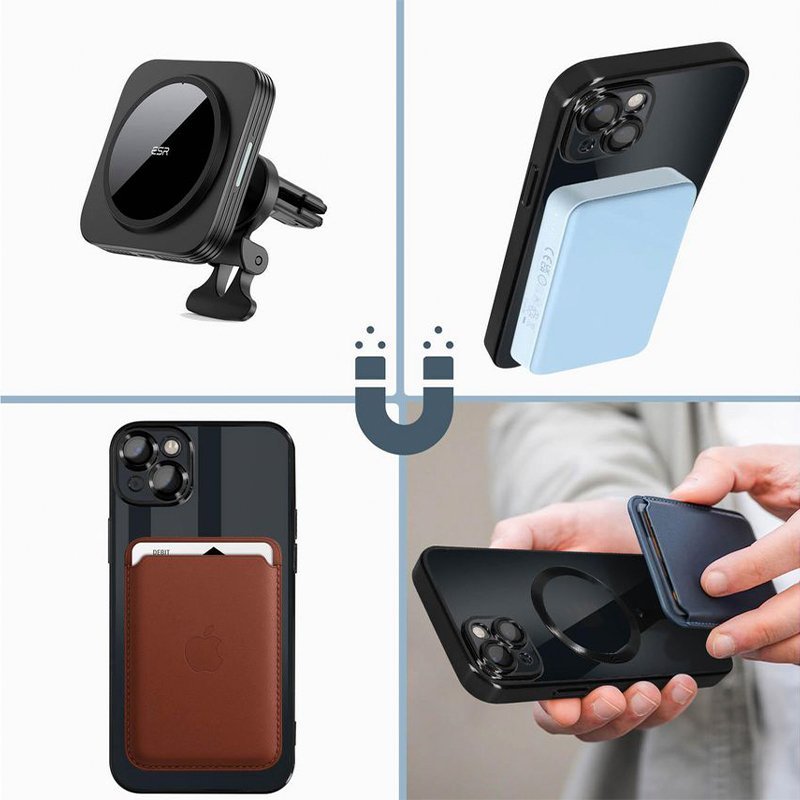 EAN 8434847074115 - COOL Accesorios COOL funda para teléfono móvil 17 cm (6.7") Negro, Transparente imagen 5