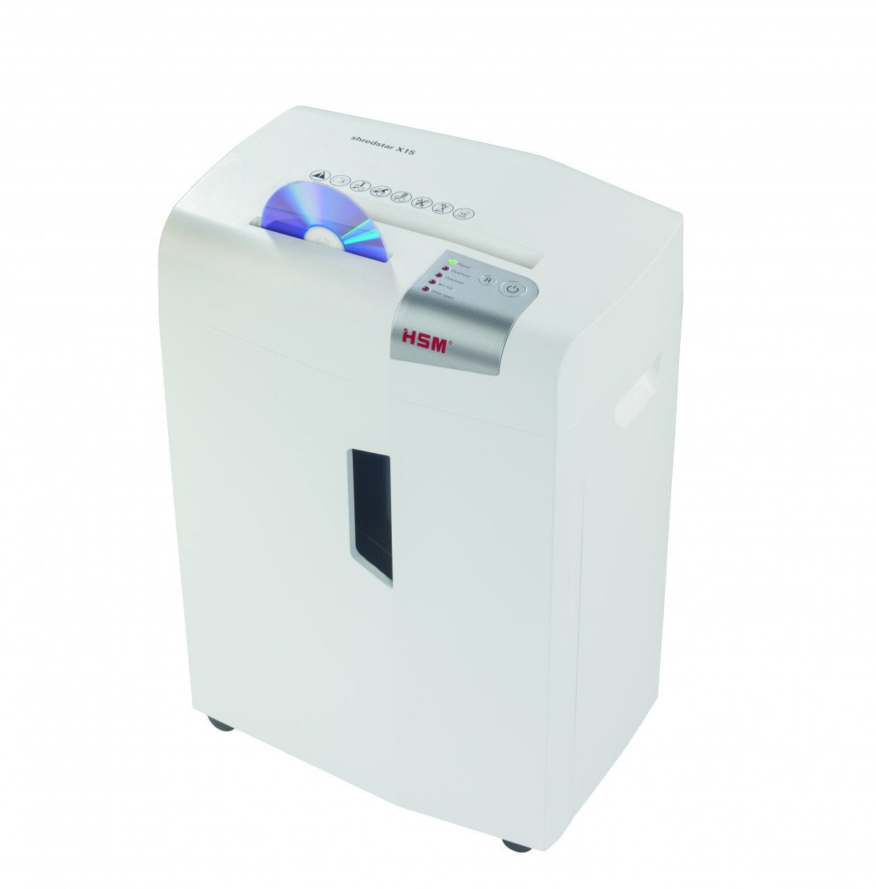 EAN 4026631057752 - HSM X15 triturador de papel Corte en partículas 57 dB 23 cm Plata, Blanco imagen 3