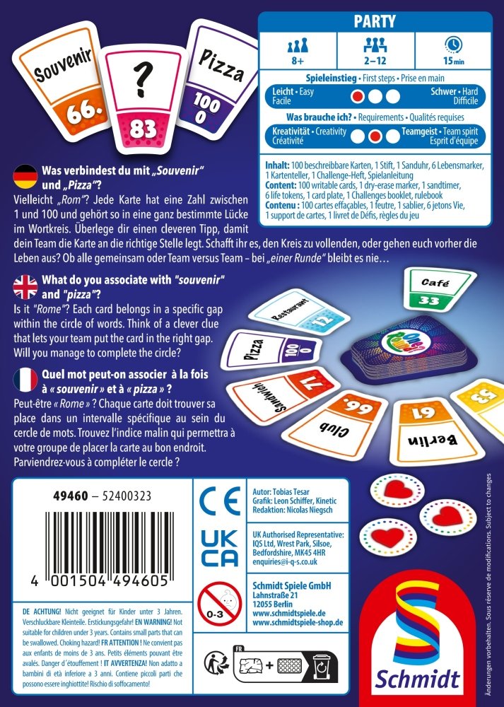 Schmidt Juegos Una Ronda?, Juego De Cartas 49460