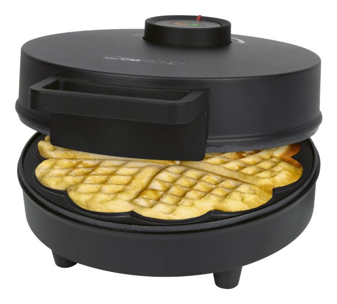 Clatronic Wa 3832 Schwarz Herzchenwaffelautomat