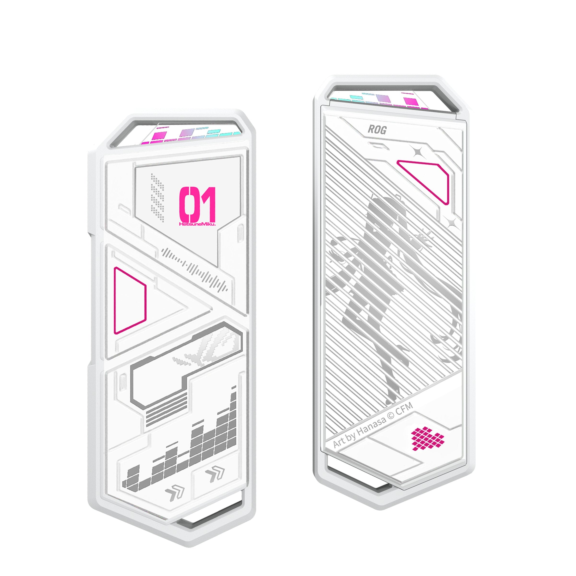 Asus Geh Usb Rog Mrix Arion Miku Wht Ssd Caja