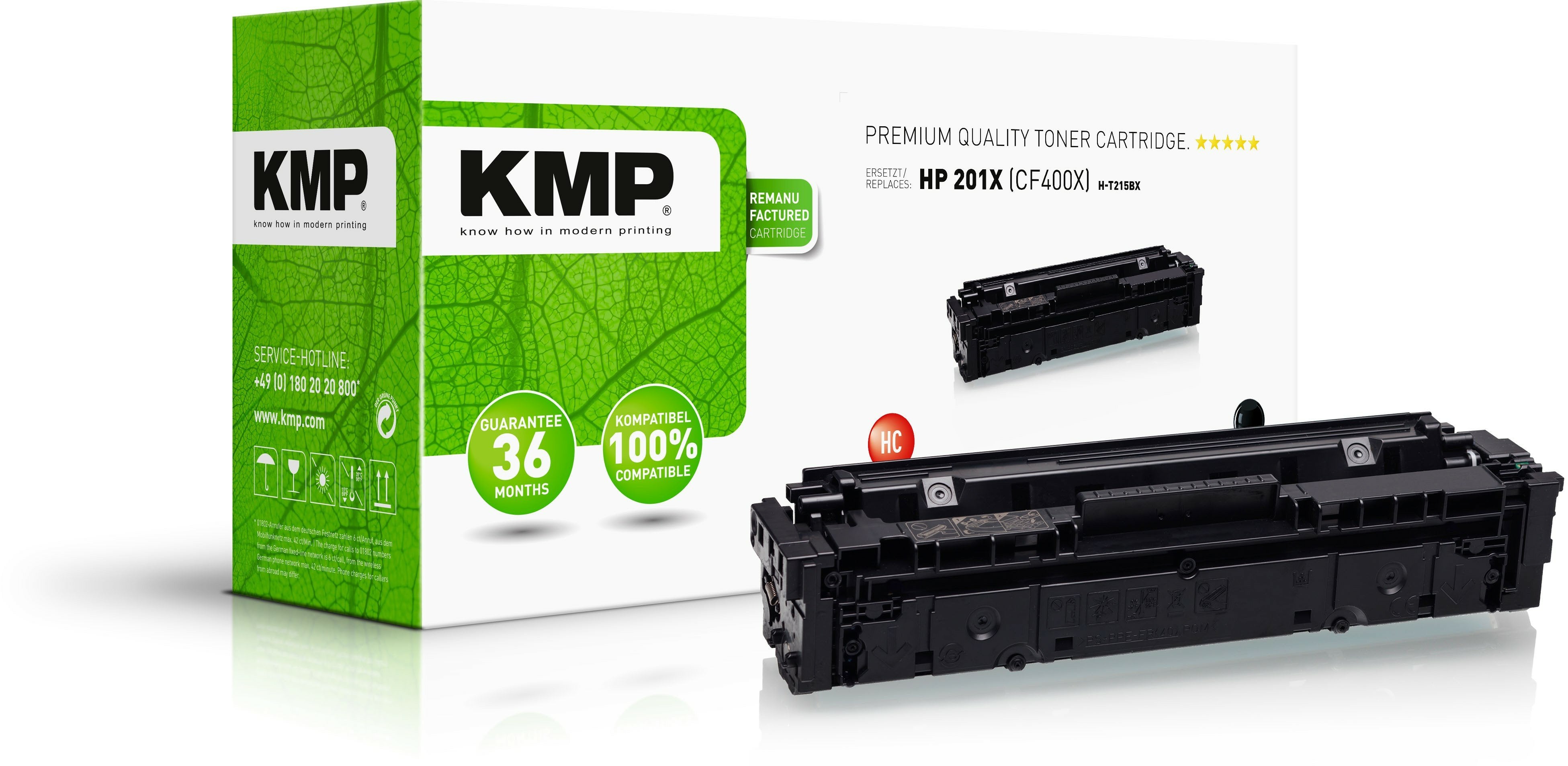 Kmp Toner Hp Cf400x Negro 2800 S. H-T215bx Remanufactured