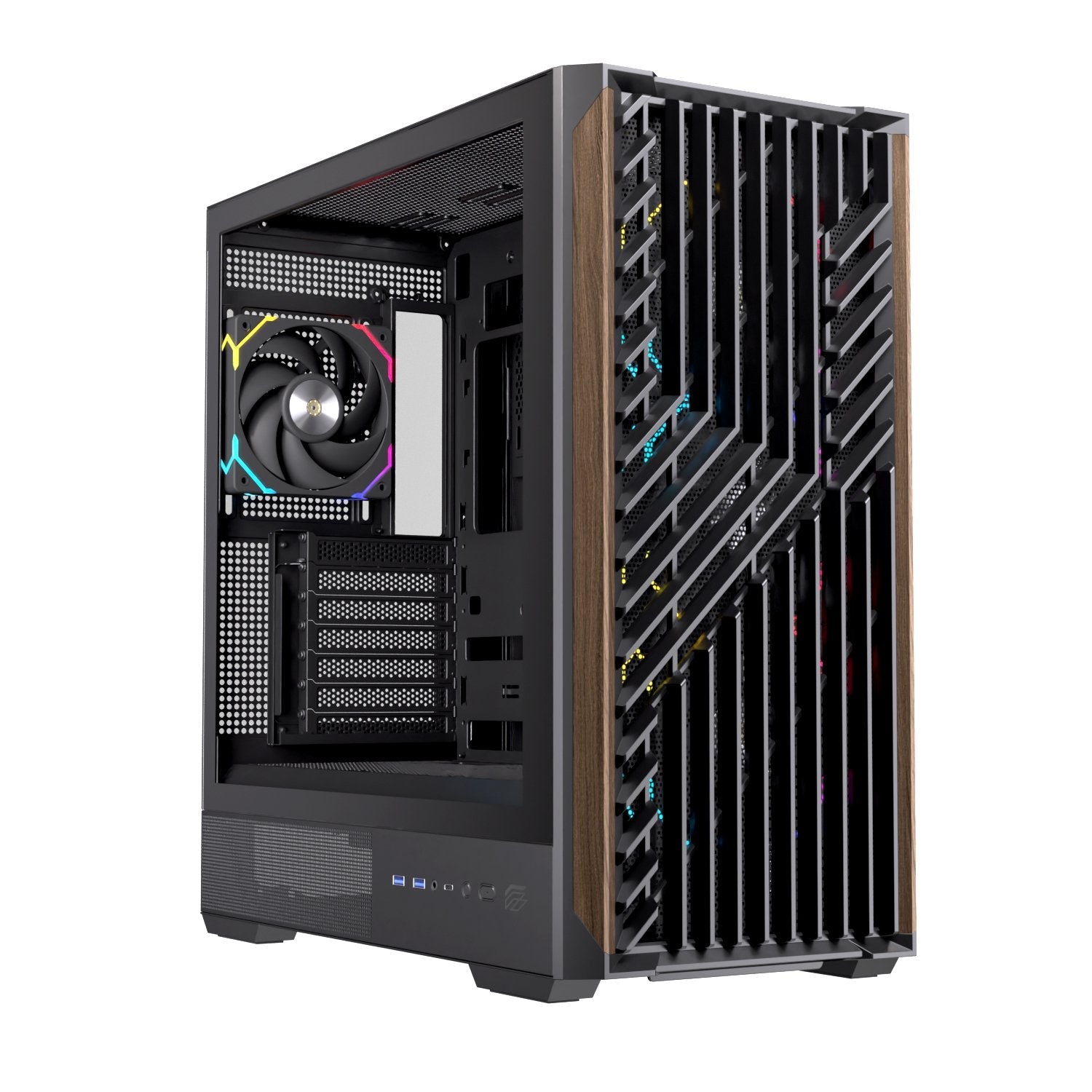 EAN 6977277360059 - Einarex EXCS-PL-800R-B carcasa de ordenador Midi Tower Negro imagen 1