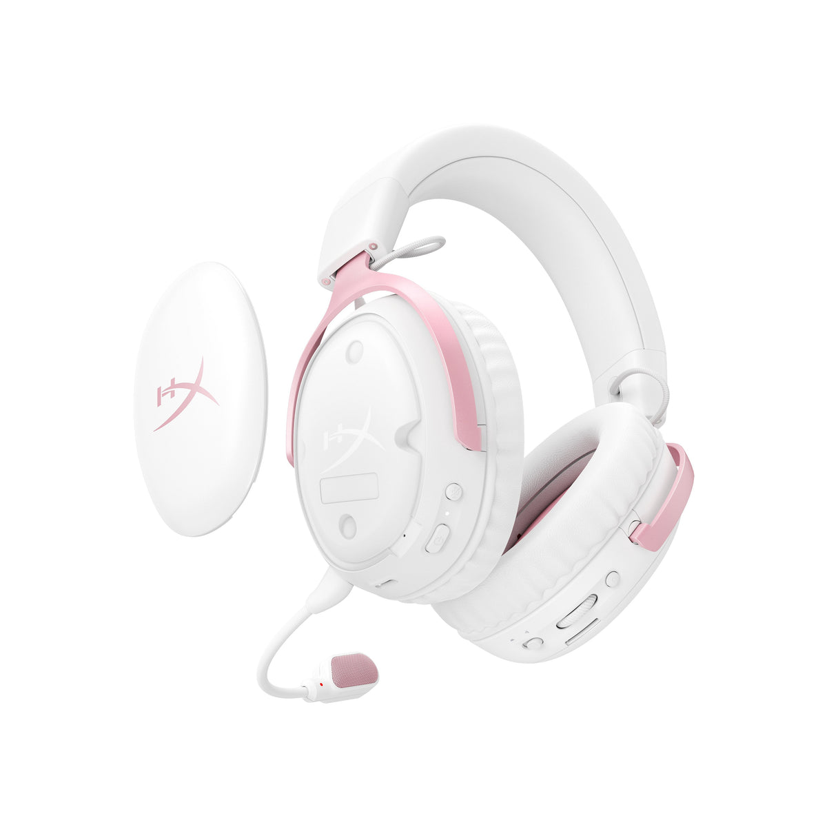 Auriculares Con Micrófono Gaming Cloud Iii S Inalámbrico Blanco-Rosa - Dg0r2aa