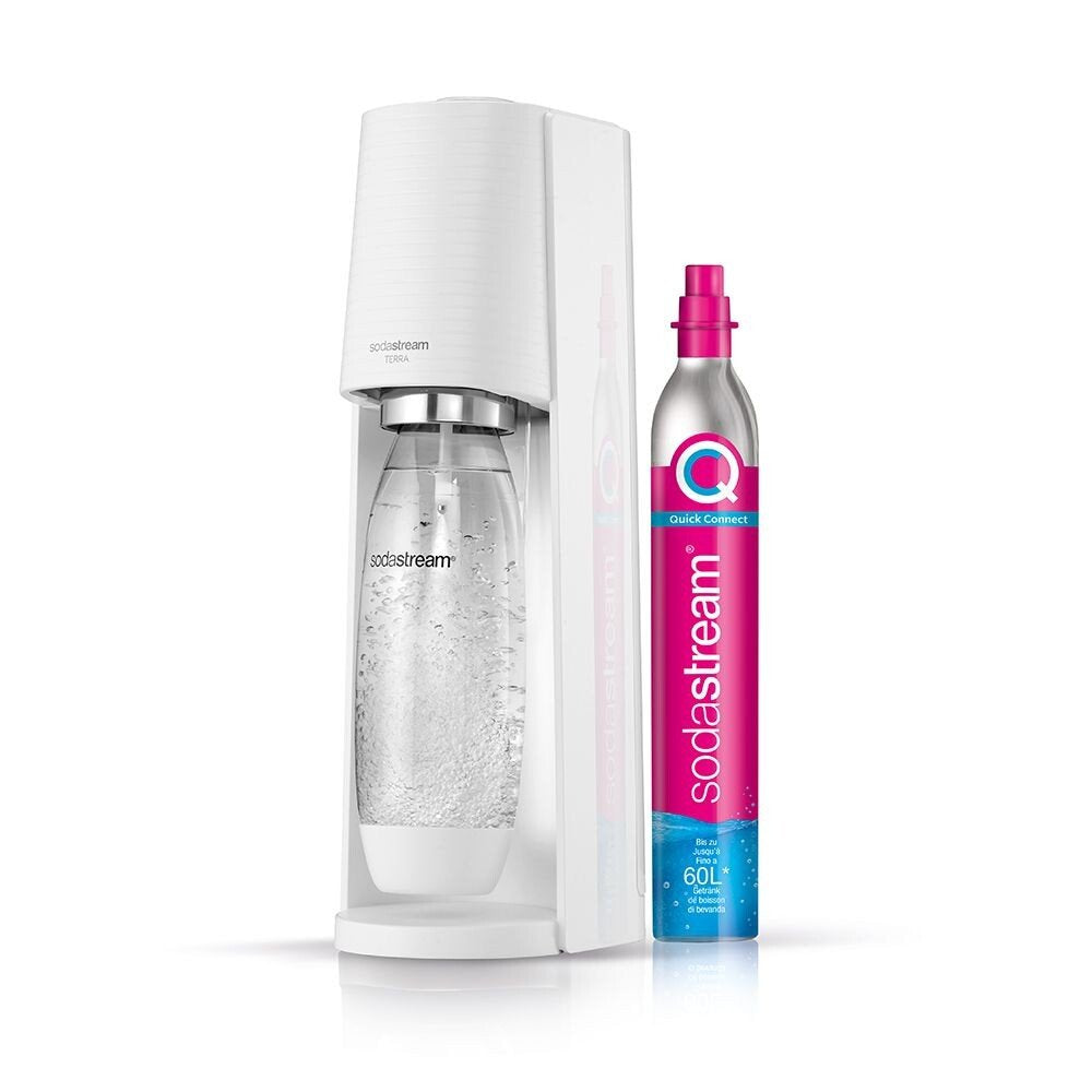 Cargador Carbonatador Sodastream Terra Blanco