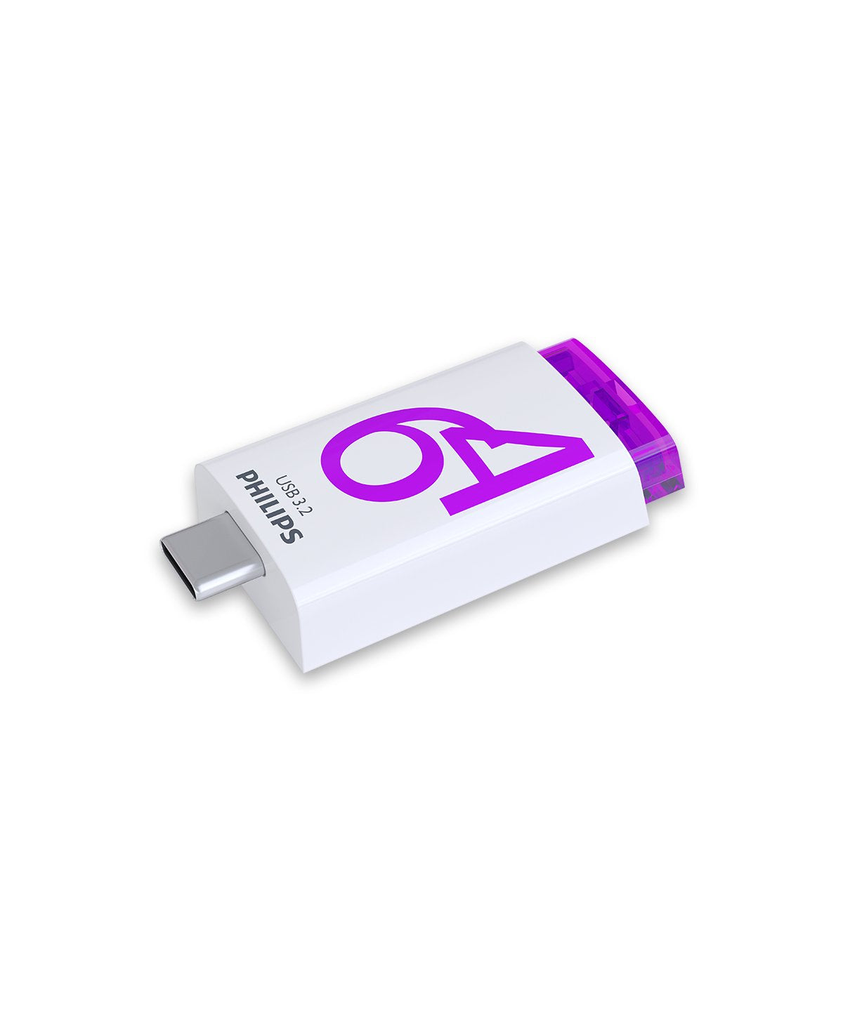 Philips Usb 3.2 64gb Click Series Gen 1 Usb-C Unidad Flash Usb 128 Gb Usb Tipo A 2.0 Plata