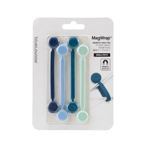 Bluelounge Magwrap Presilla Brida Reutilizable Azul 4 Pieza(S)