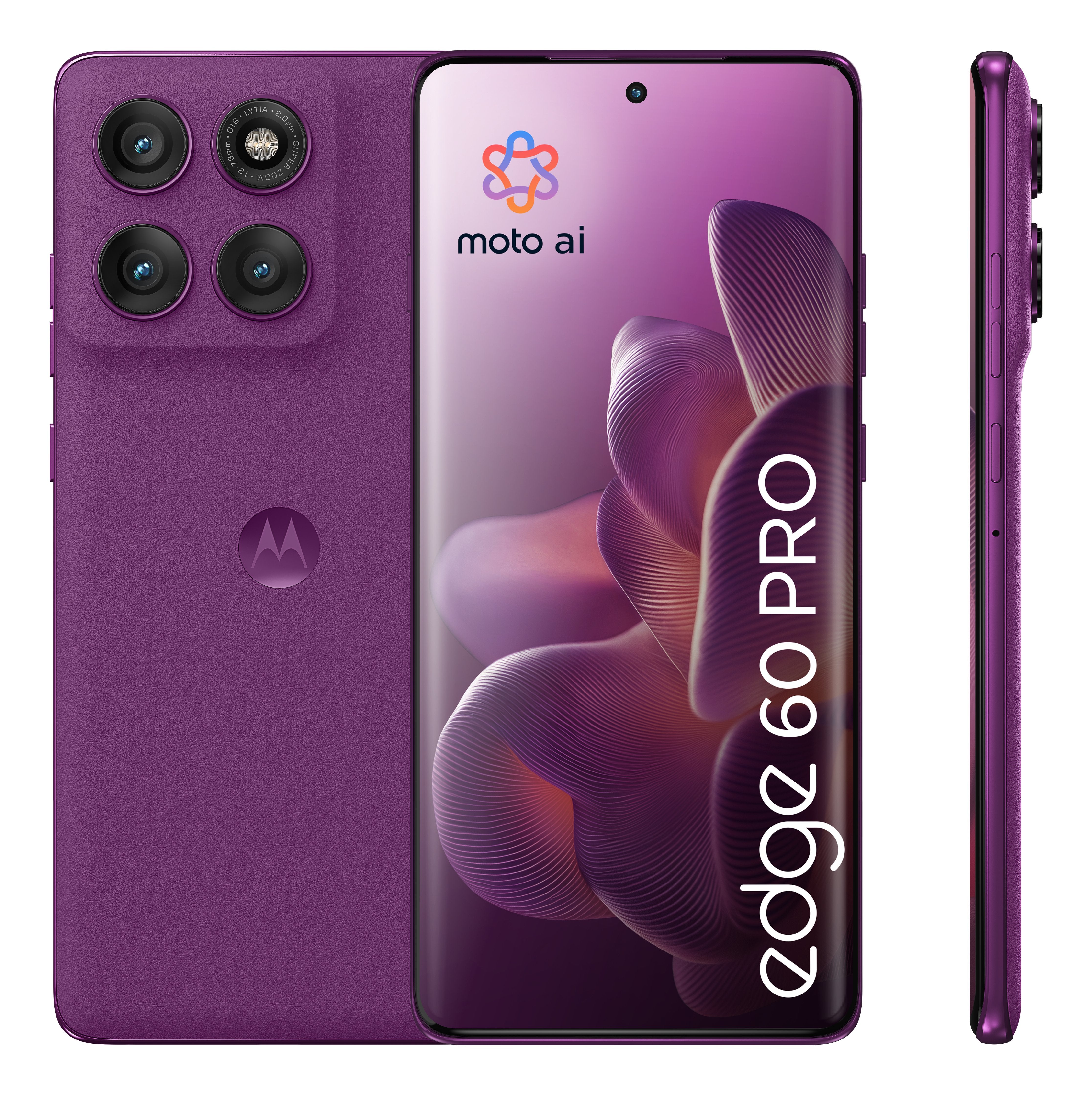 EAN 840023288883 - Motorola edge 60 pro 16,9 cm (6.67") SIM doble Android 15 5G USB Tipo C 12 GB 512 GB 6000 mAh Púrpura imagen 3