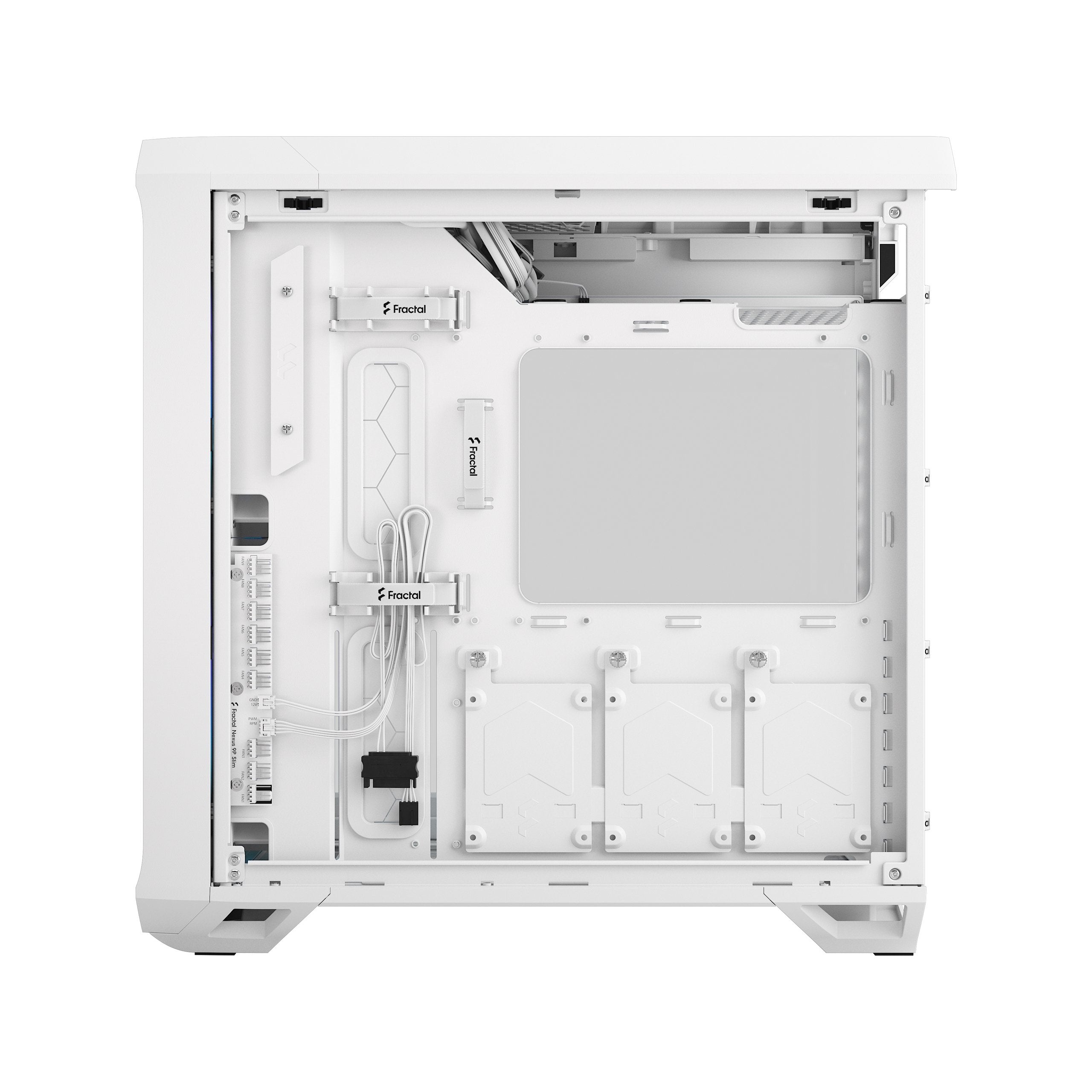 Caja Pc Fractal Design Compact Rgb White Tg Clear, Tower-Gehäuse Fd-C-Tor1c-05