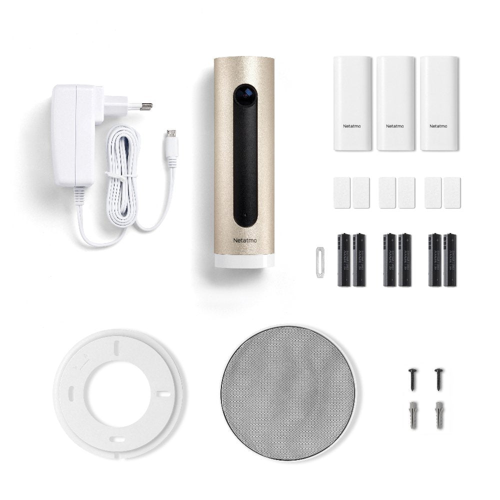 Cámara Netatmo Nbu-Iccs Con Sensores Y Kit De Sirena