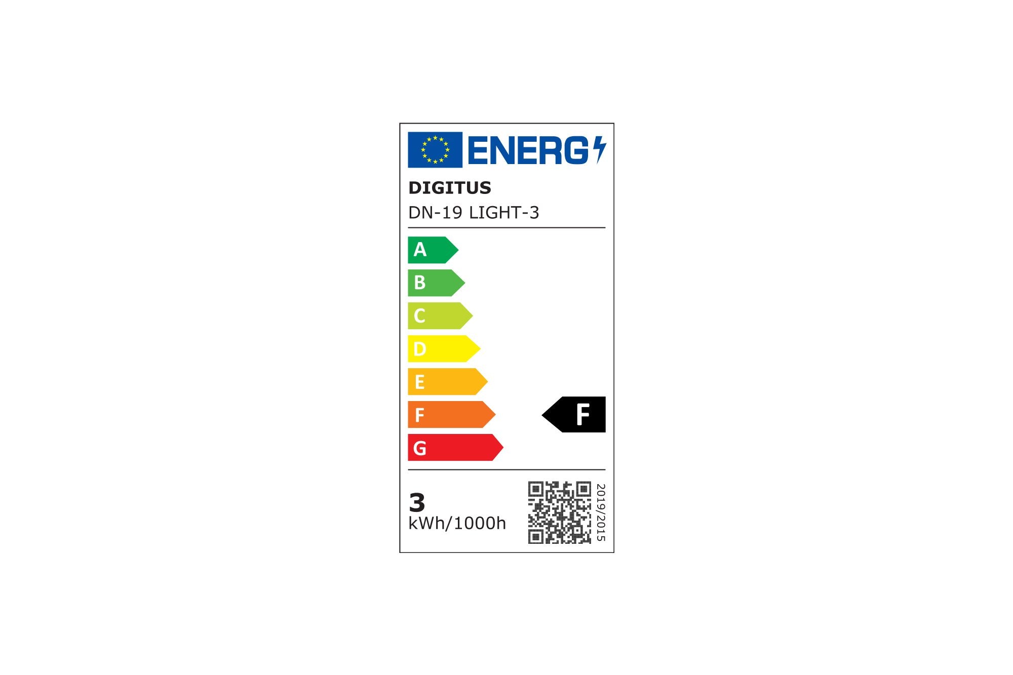 EAN 4016032361053 - Digitus DN-19 LIGHT-3 lámpara LED 6000 K F imagen 3