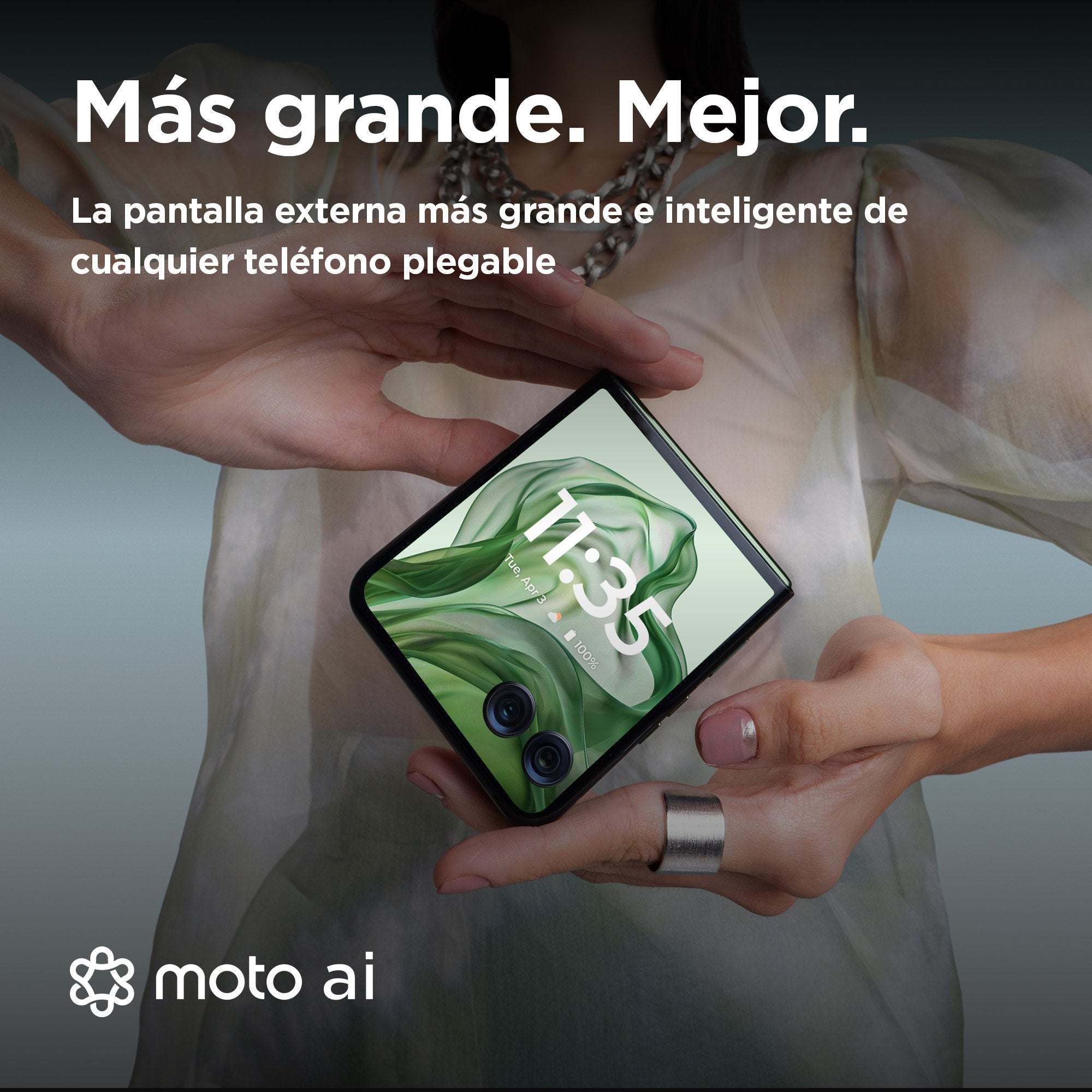 EAN 0840023259609 - Motorola razr 50 Ultra 17,5 cm (6.9") SIM doble Android 14 5G USB Tipo C 12 GB 512 GB 4000 mAh Verde imagen 17