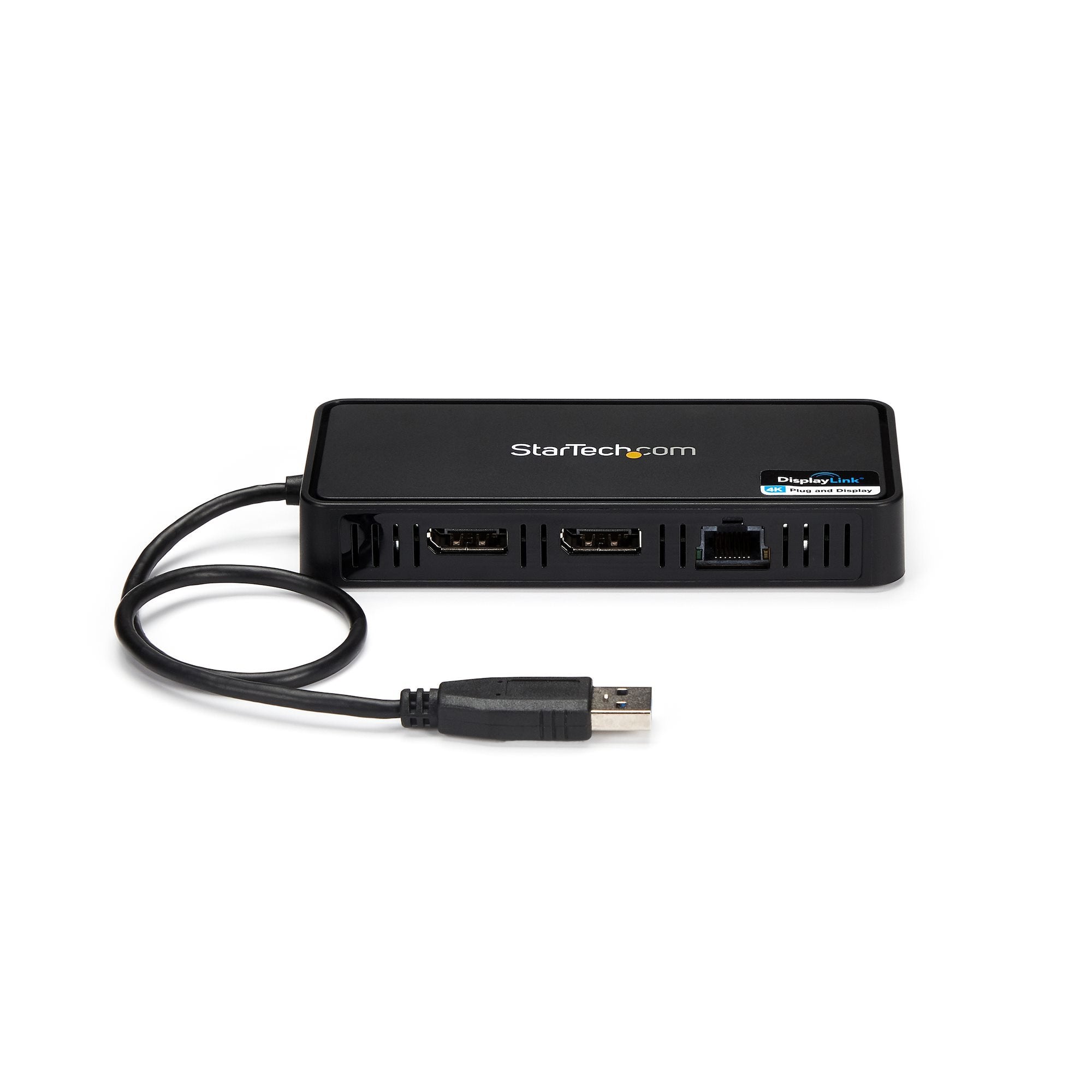 Startech.Com Mini Dock Usb A Displayport Doble Con Lan Gbe - 4k Doble De 60hz