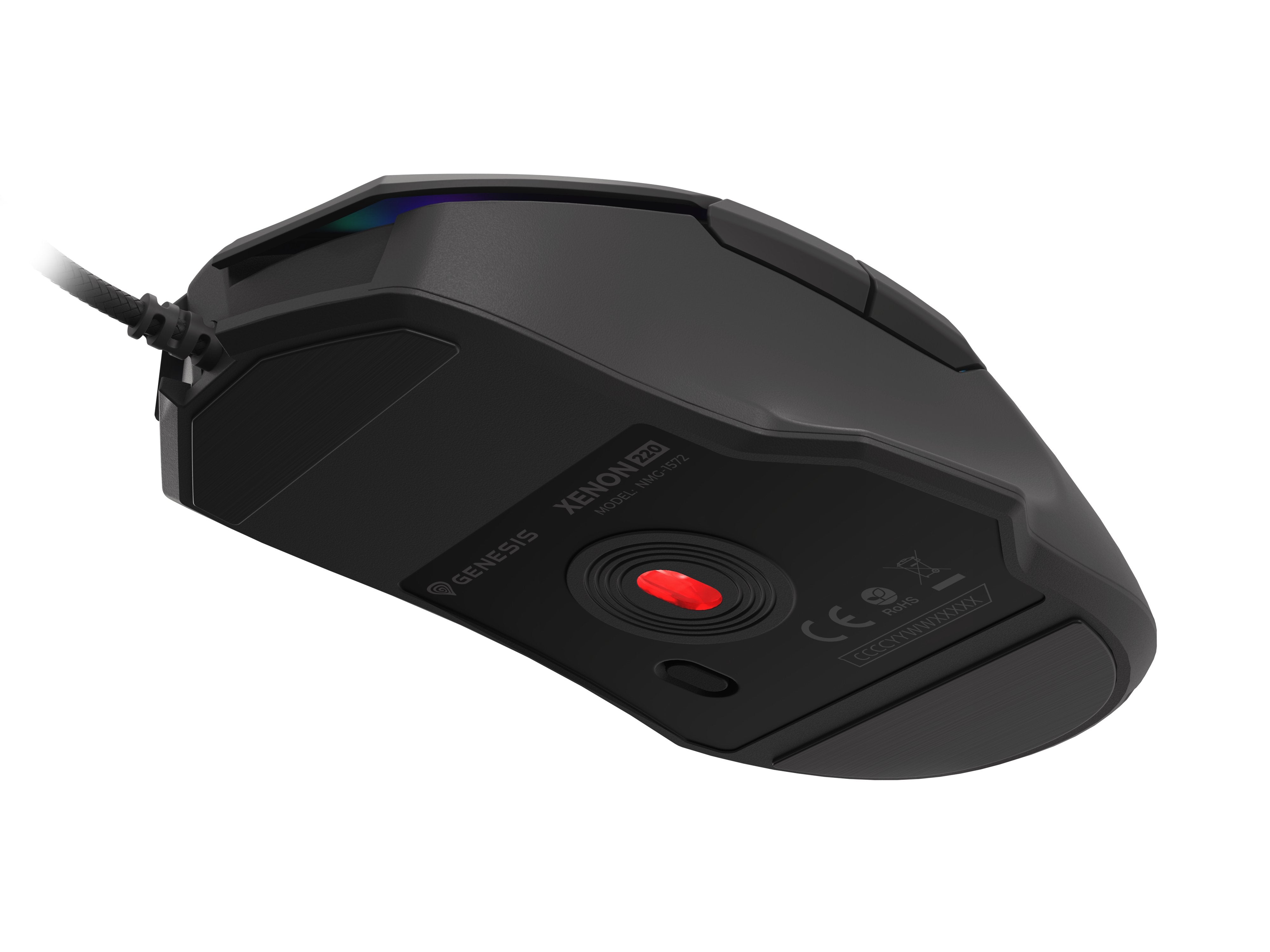 Natec Genesis Xenon 220 Ratón Usb Tipo A Óptico 6400 Dpi Ambidextro