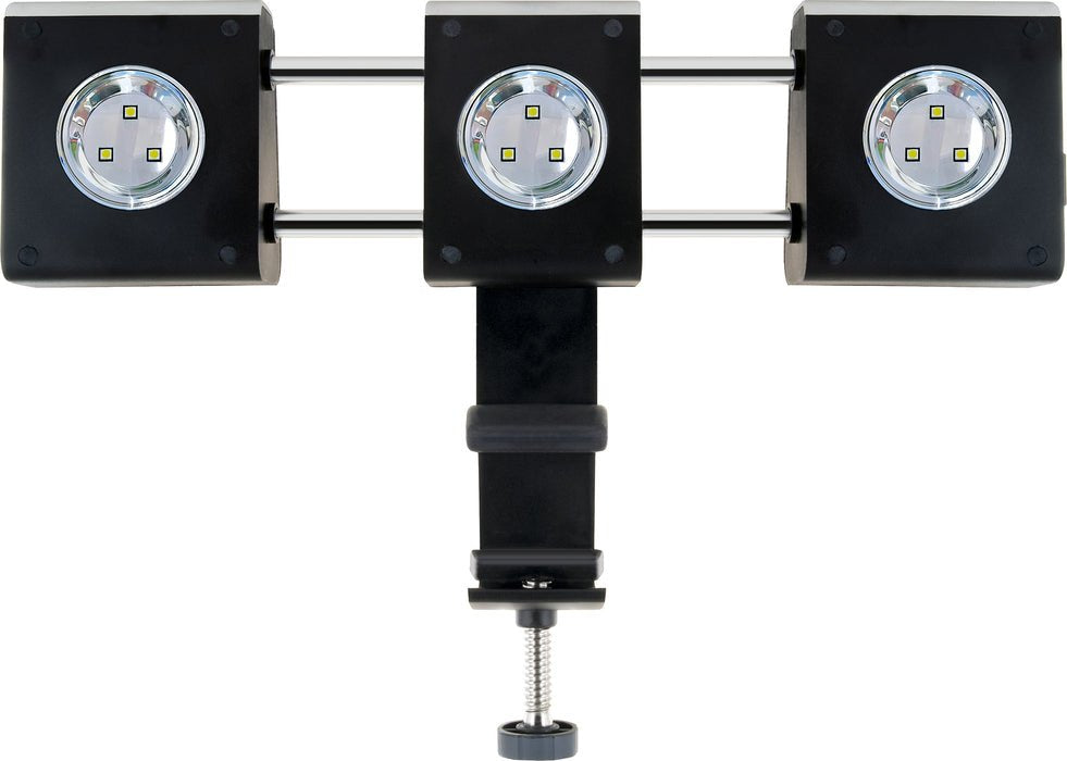 Lámpara Parrilla Schwaiger 3 Focos Led 2w Negro