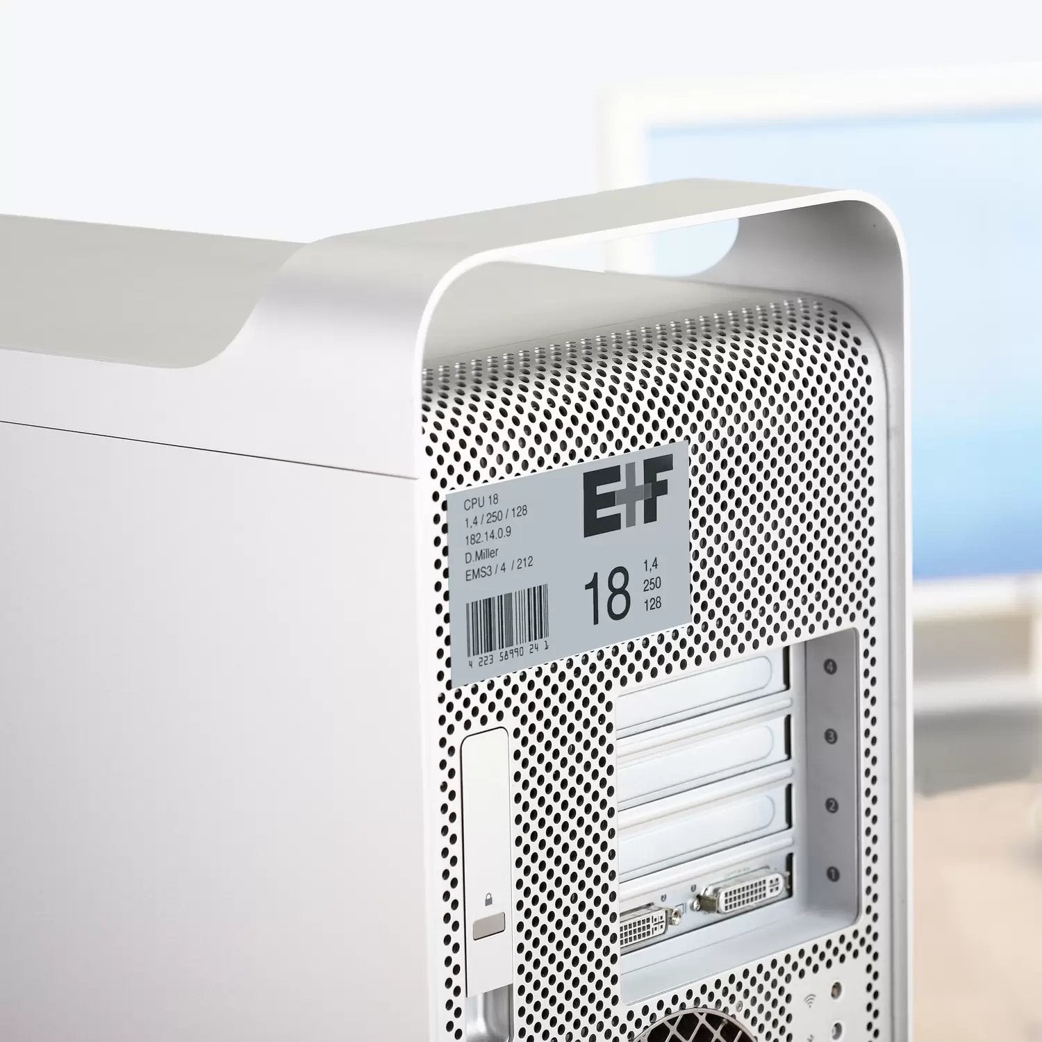 EAN 4008705042246 - HERMA 4224 etiqueta autoadhesiva Rectángulo Permanente Plata 25 pieza(s) imagen 3