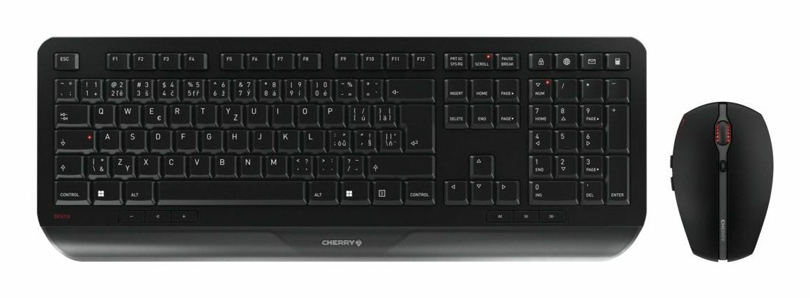 EAN 4025112093173 - CHERRY JD-7000CS-2 teclado Ratón incluido Hogar / Oficina RF inalámbrico QWERTZ Checa, Eslovaco Negro imagen 1